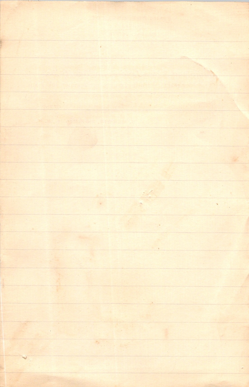 C B Merwin Sample Paper Sheet 1890s Amherst College New York City Extra Laid
