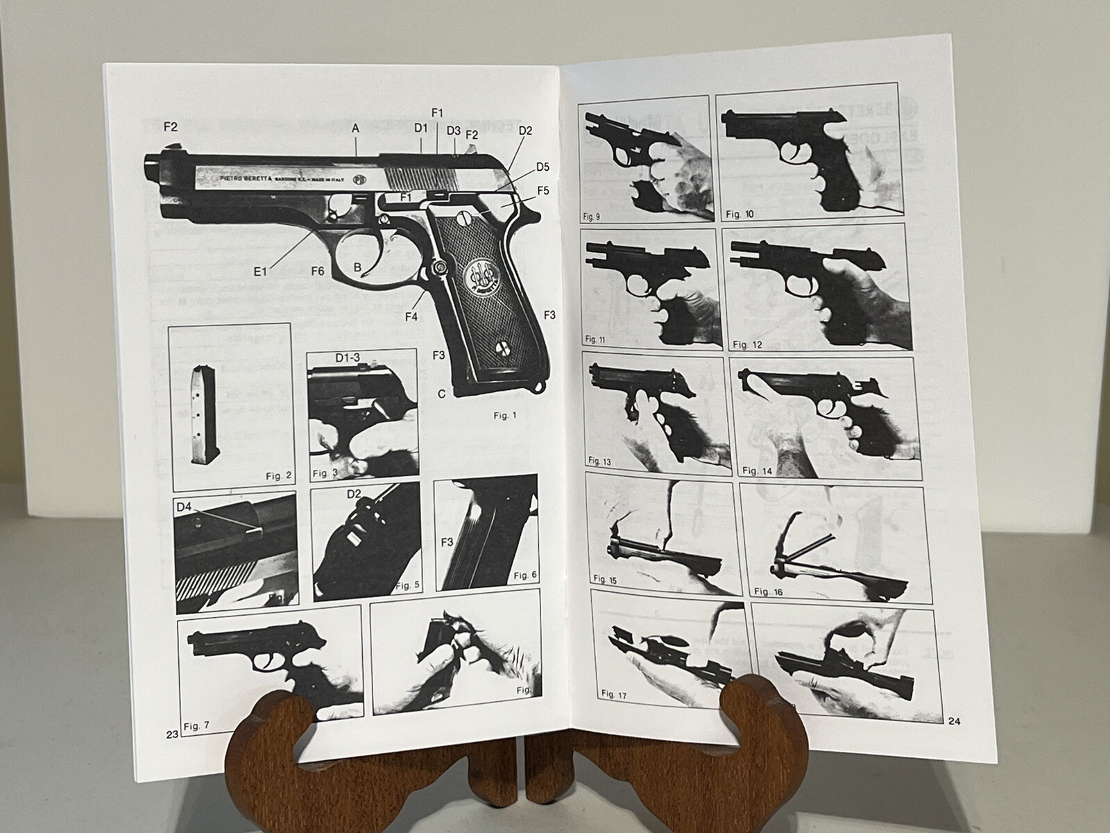 2004 BERETTA 96D .40 Caliber Instruction Manual