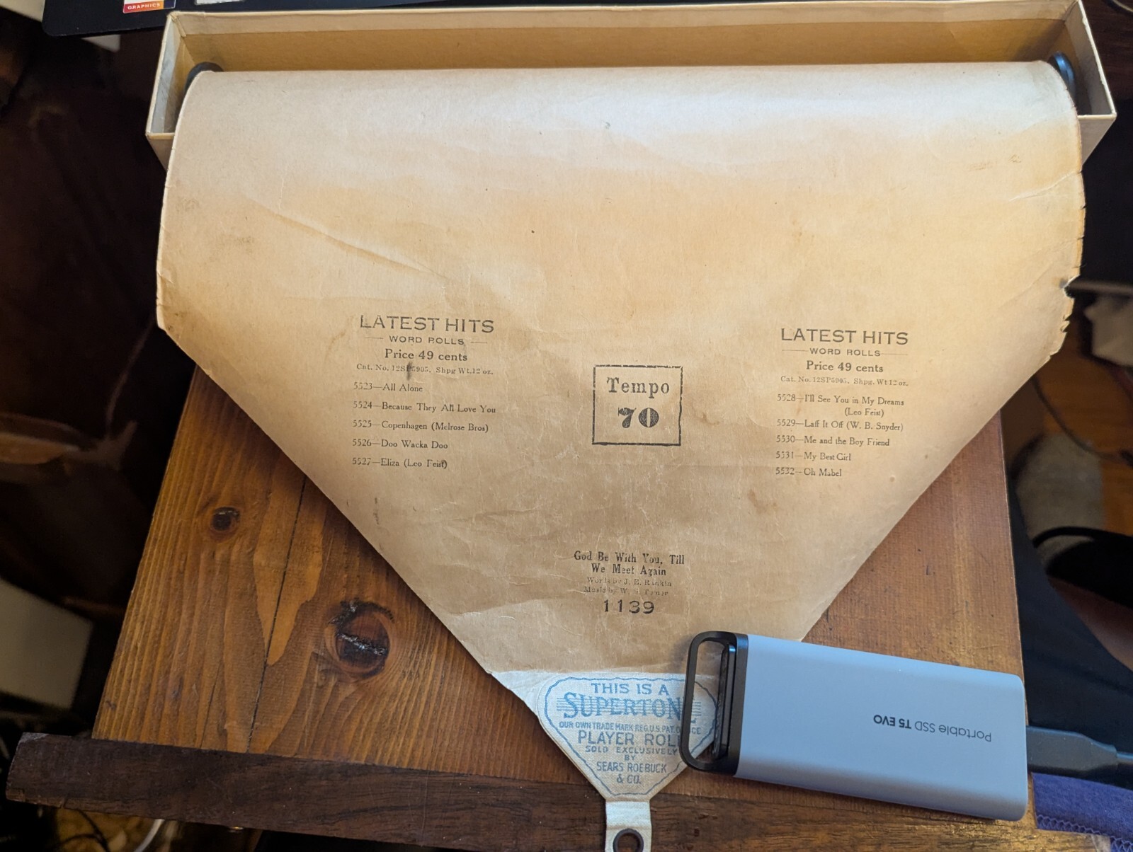 Go Be With You, Till We Meet Again Player Piano Roll