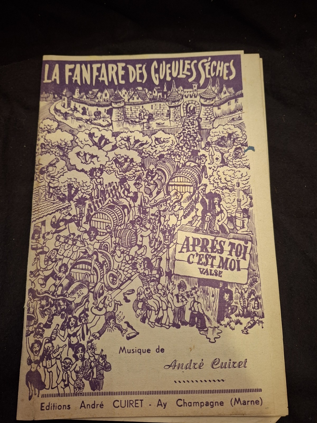 Partition La Fanfare Des Gueules Sèches Cuiret Sheet Music
