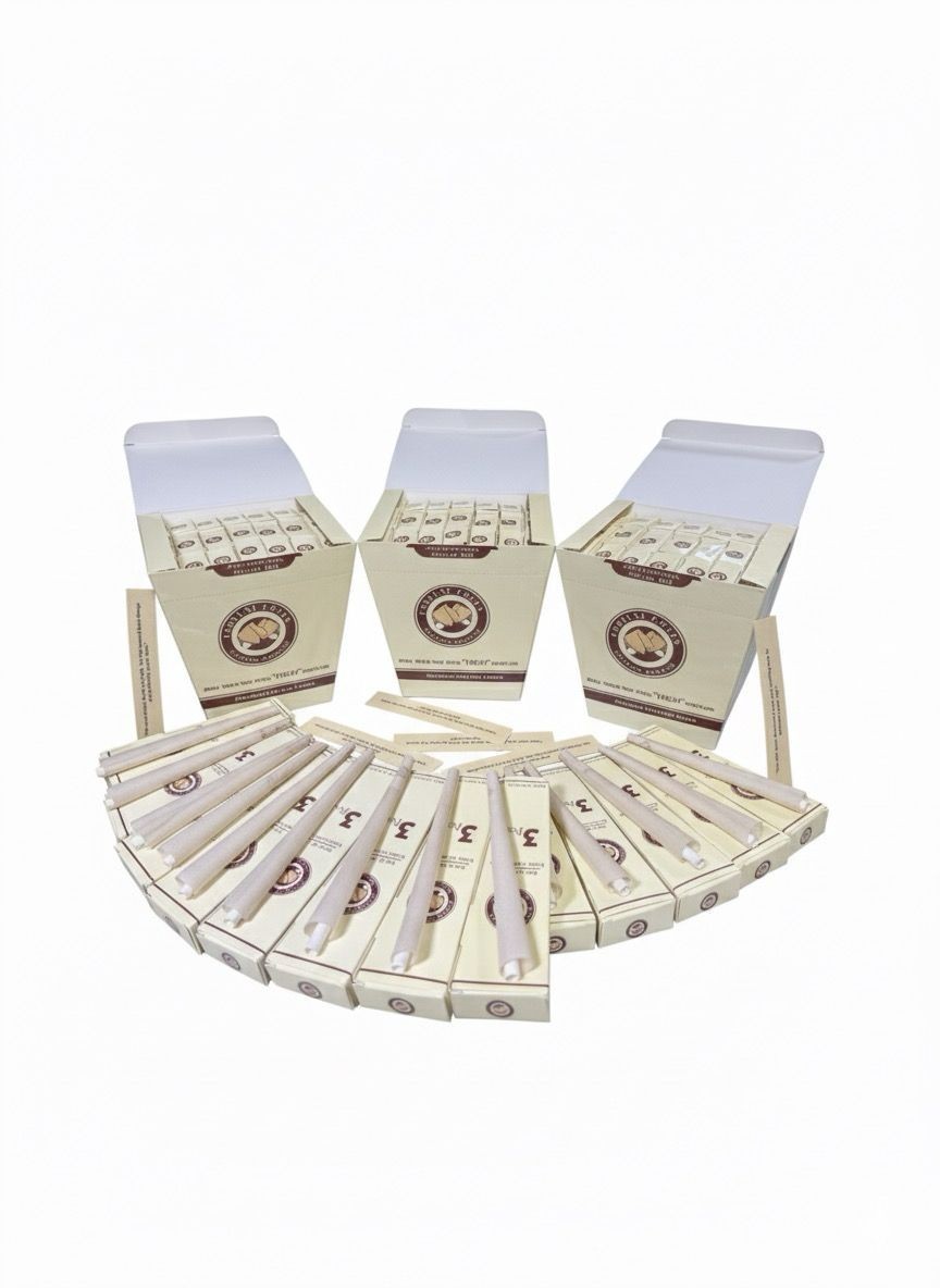 FORTUNE CONES – PREMIUM 63 CONES PACK – PURE HEMP- MINI CONES 70/26MM