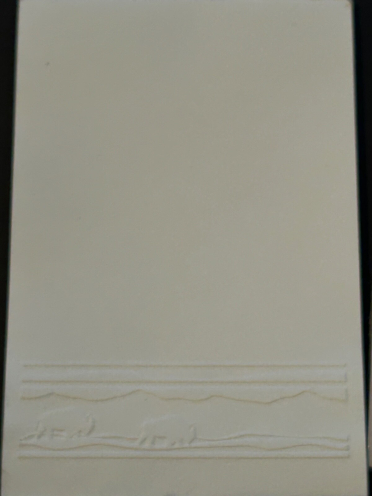 Vintage 80s APACHE DESIGN, Inc. Embossed Paper Tablets BUFFALO Pattern -Qty 4
