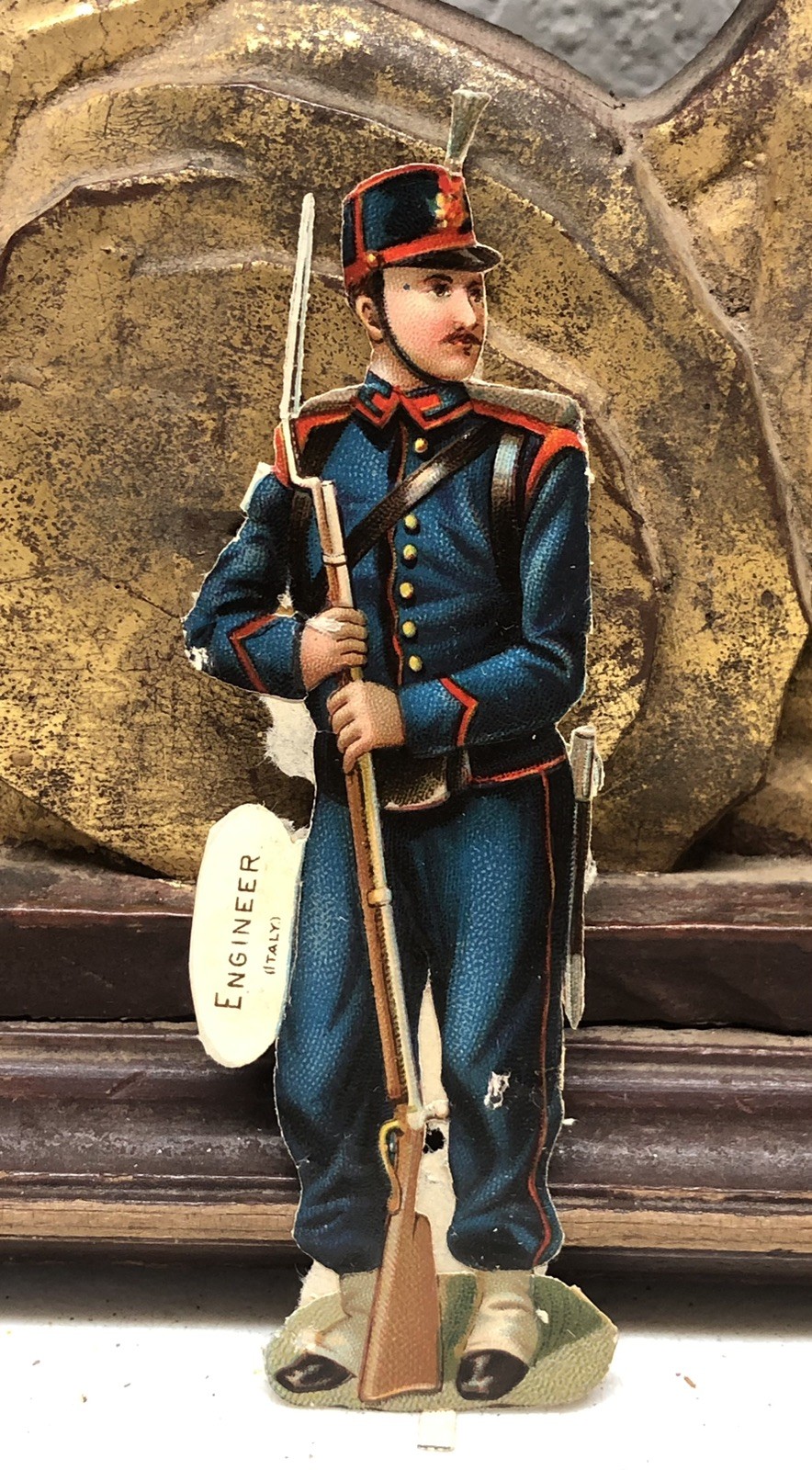 Soldiers of Italy – Engineer – Die Cut Scrap by Raphael Tuck & Sons #270 L8