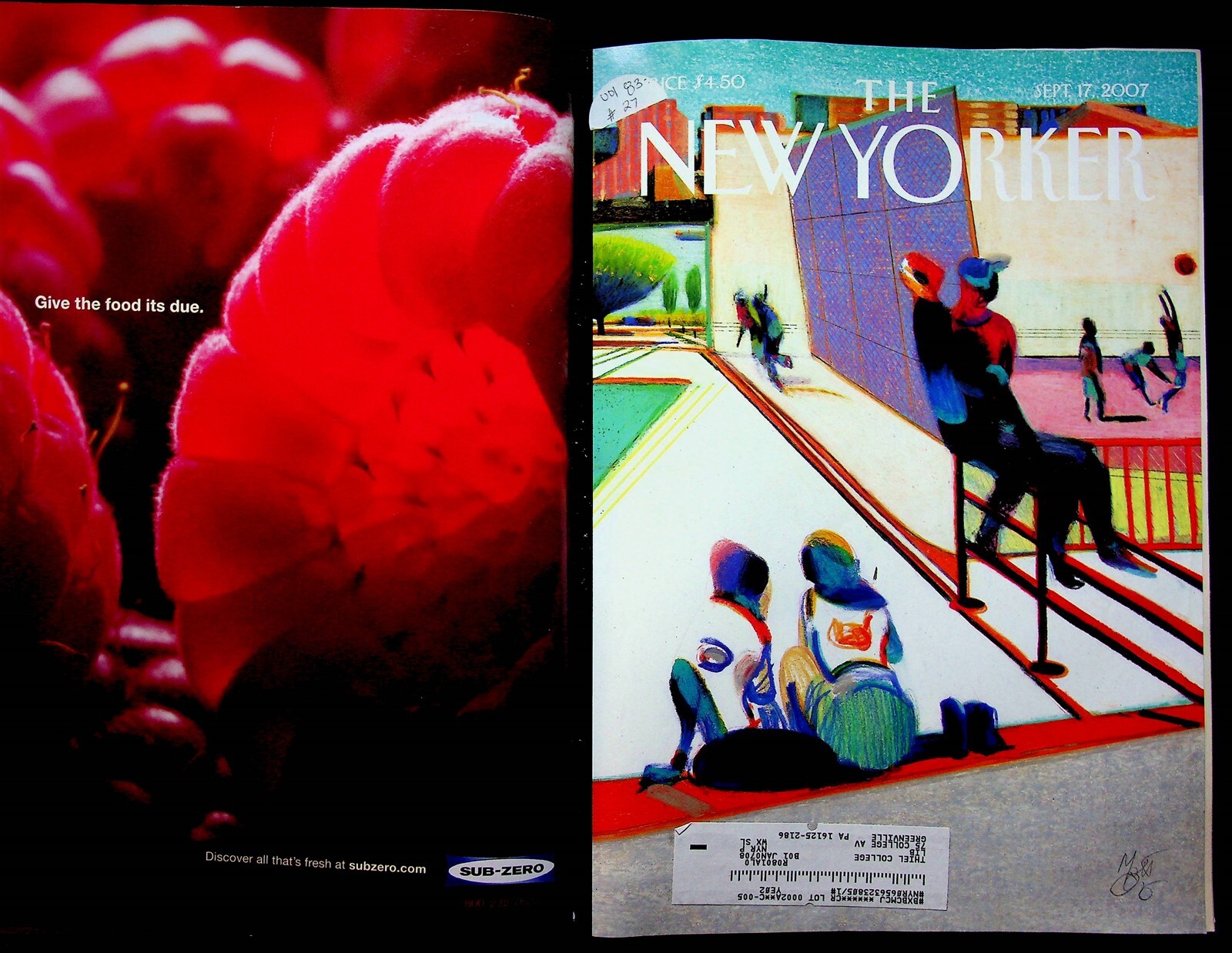 New Yorker Magazine Bound September To October 2007 Great Ads 8 Issues McCall