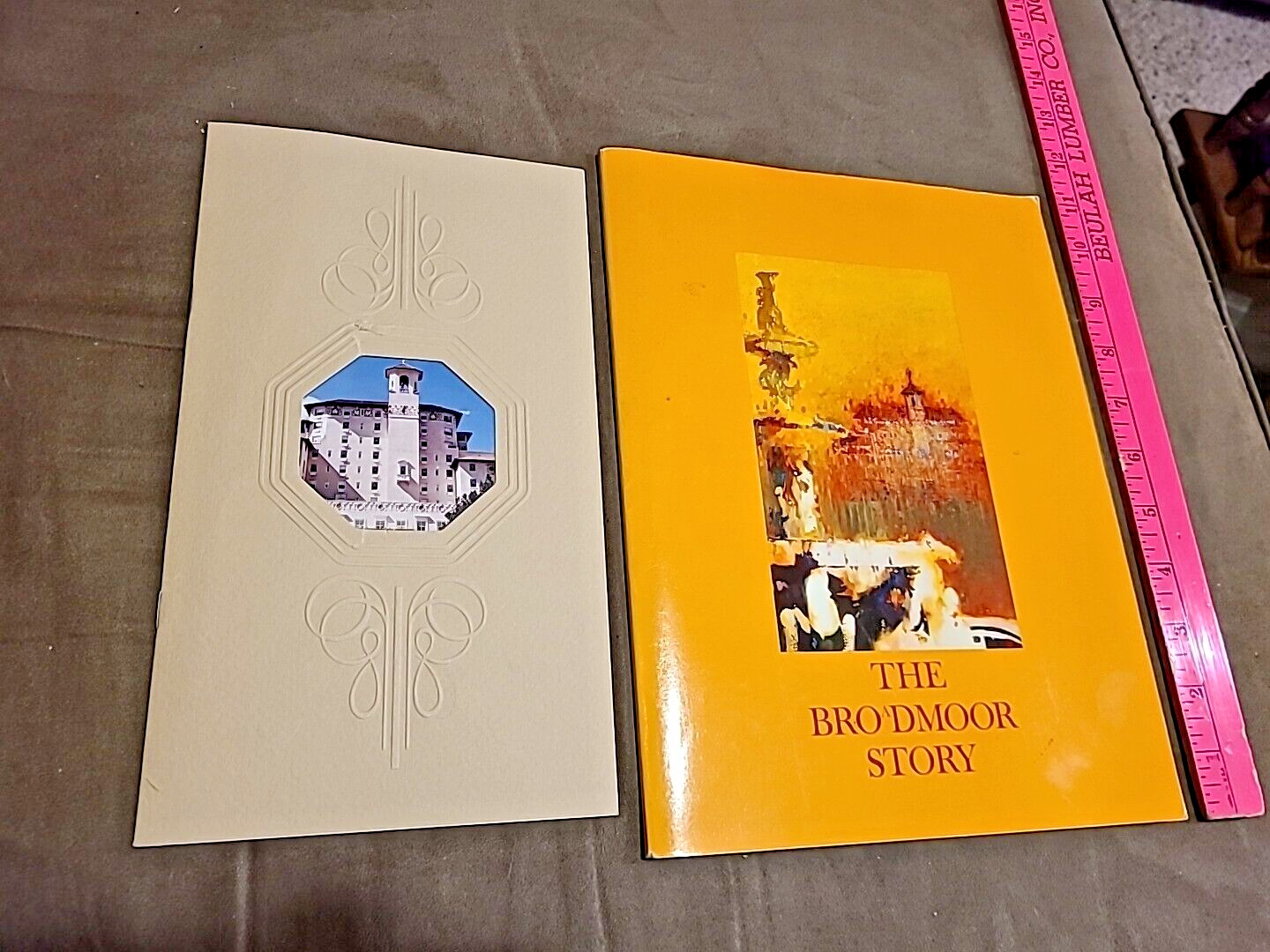Helen Geiger THE BROADMOOR STORY 1968 with Color Brochure Year Unknown