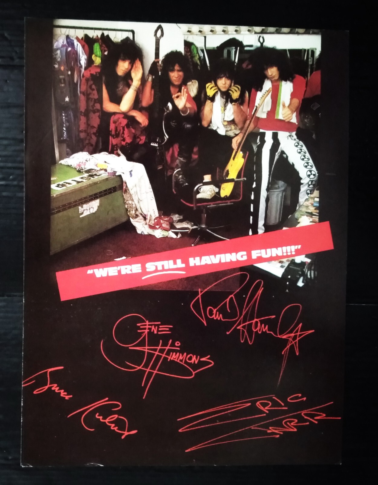 KISS VINTAGE THAILAND ONLY 1 COLOR PAGE MEGA RARE!!!