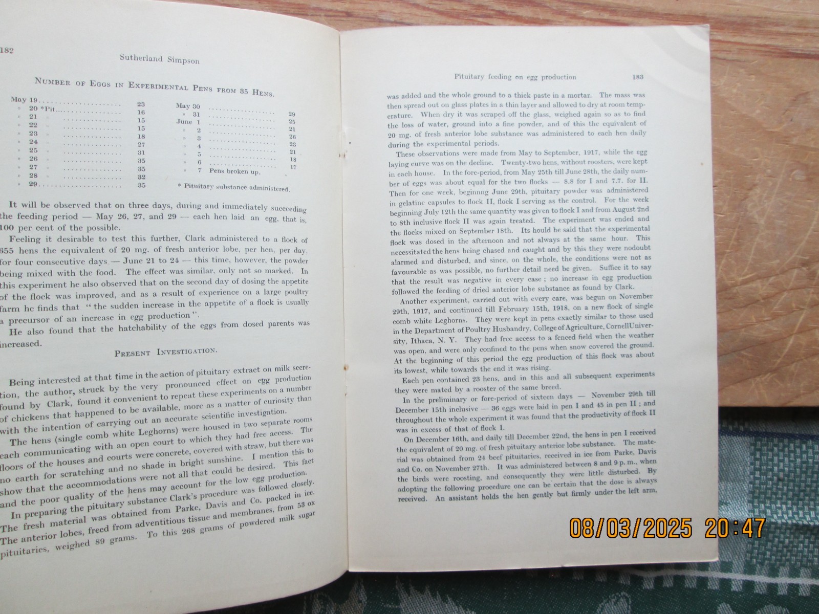 Quarterly Journal of EXPERIMENTAL physiology may 1923