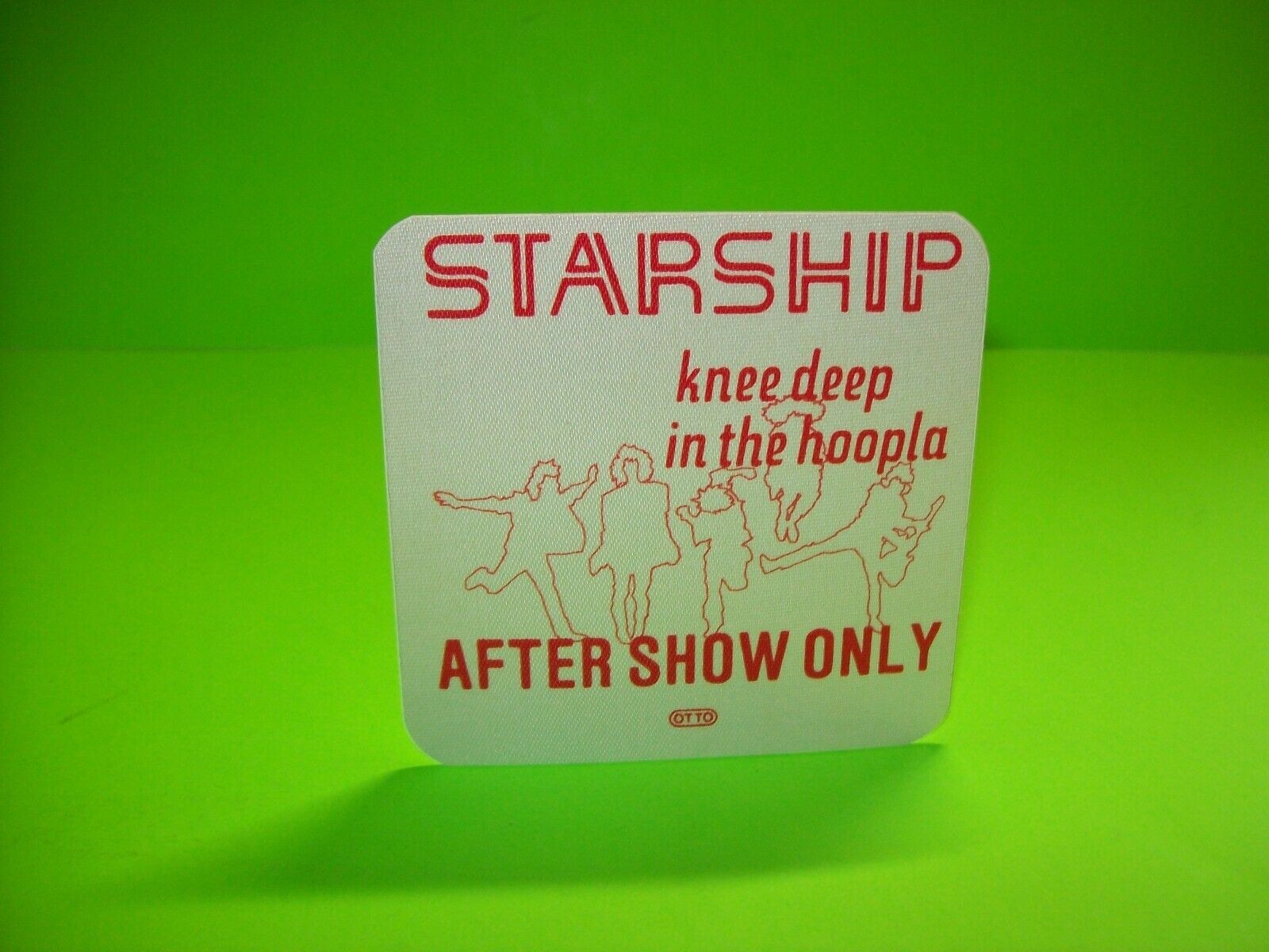 Starship Knee Deep In The Hoopla Concert Tour Backstage Pass Original After Show
