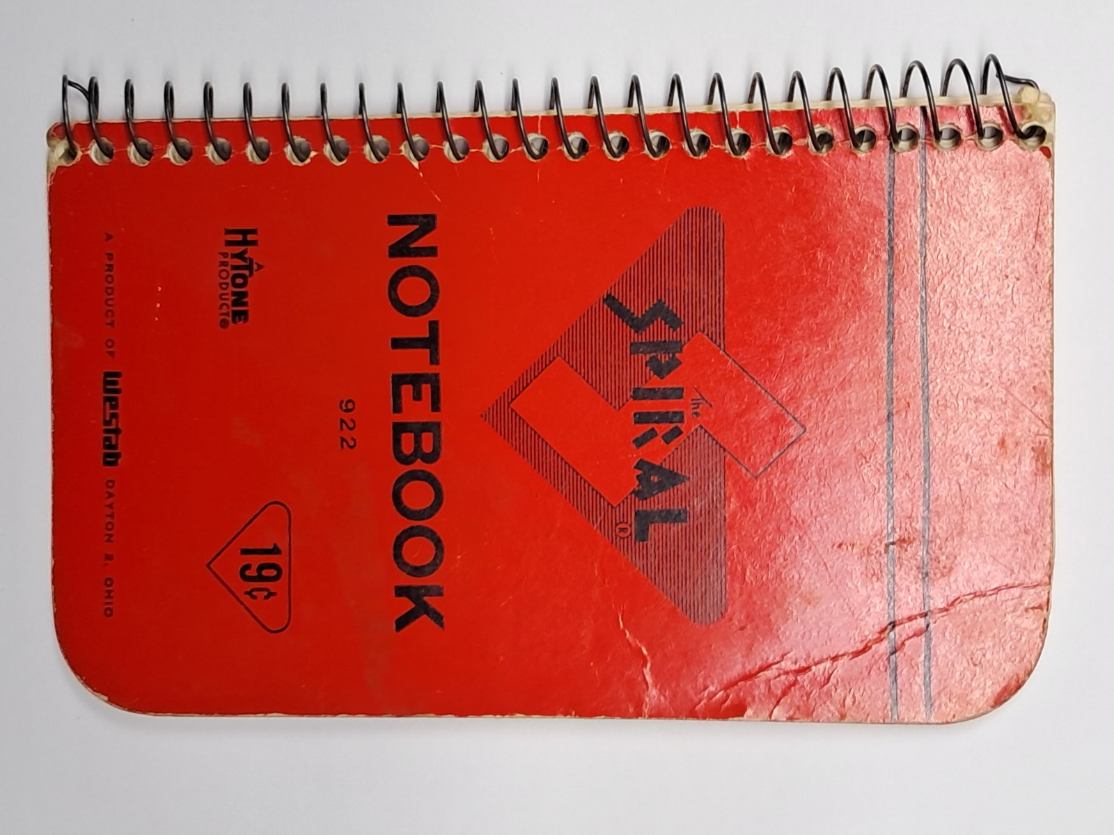 Vintage Westab HyTone Spiral Notebook 922 19¢ Unused 37 Lined Pages Bob Dylan