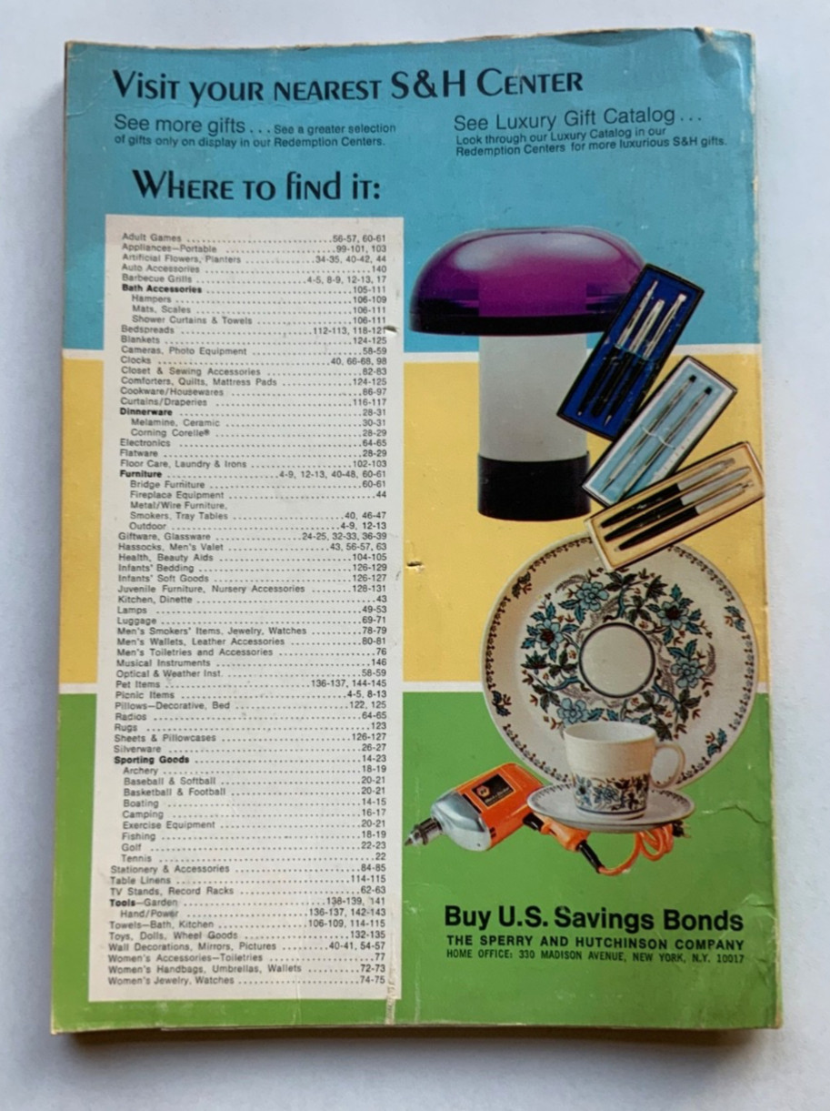 S & H Green Stamps IDEABOOK – 1974 – Idea Book