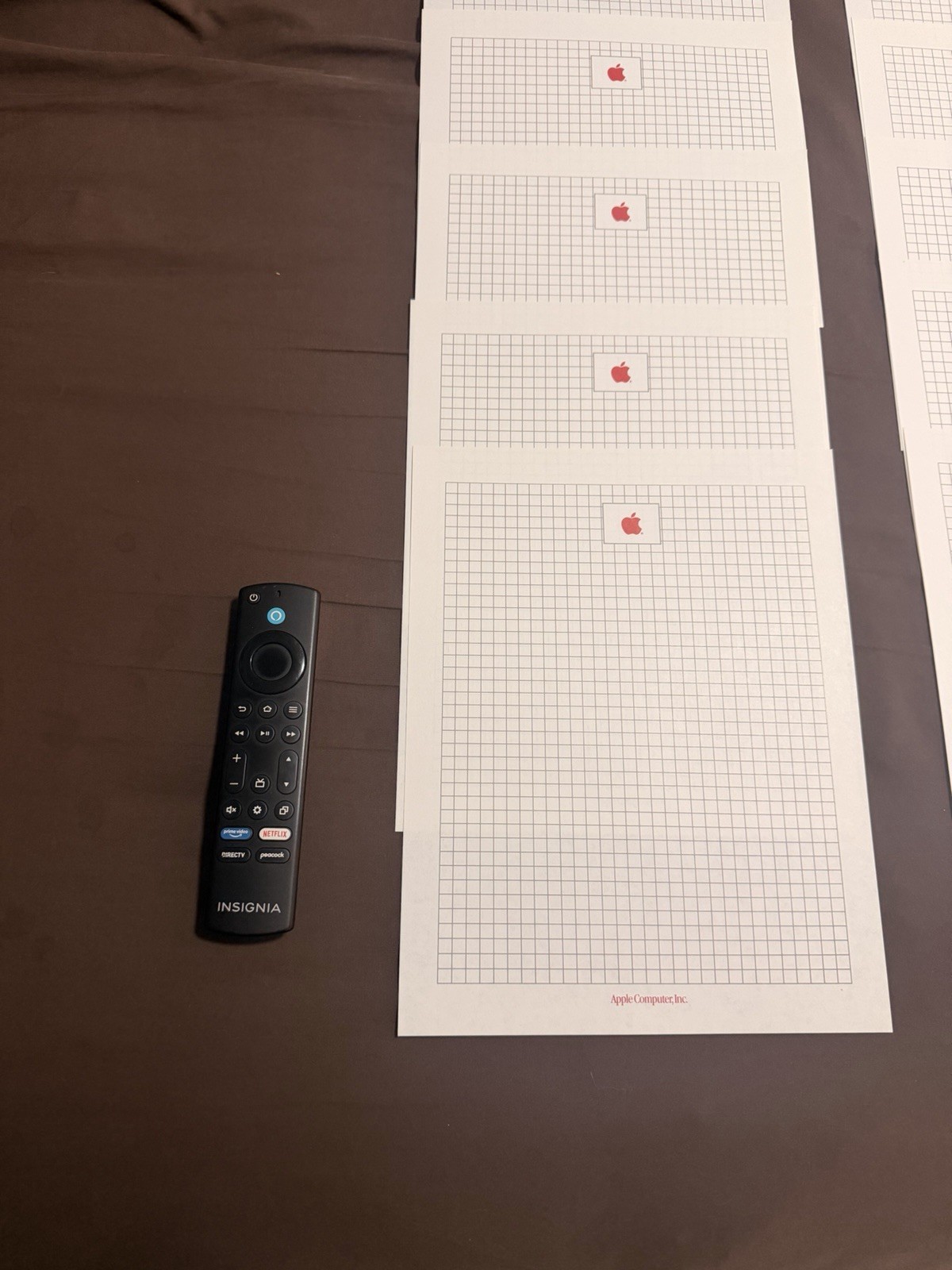 Letterhead 10 Sheets Of APPLE COMPUTER 1980s Vintage Stationery Unused Lot