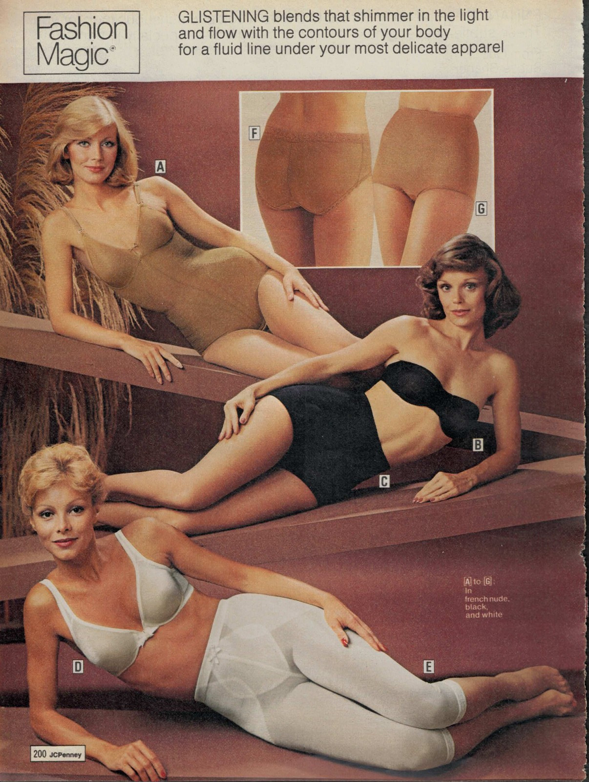 1970S JCPENNEY CATALOG LINGERIE & FASHION CLIPPING FREE SHIPPING!