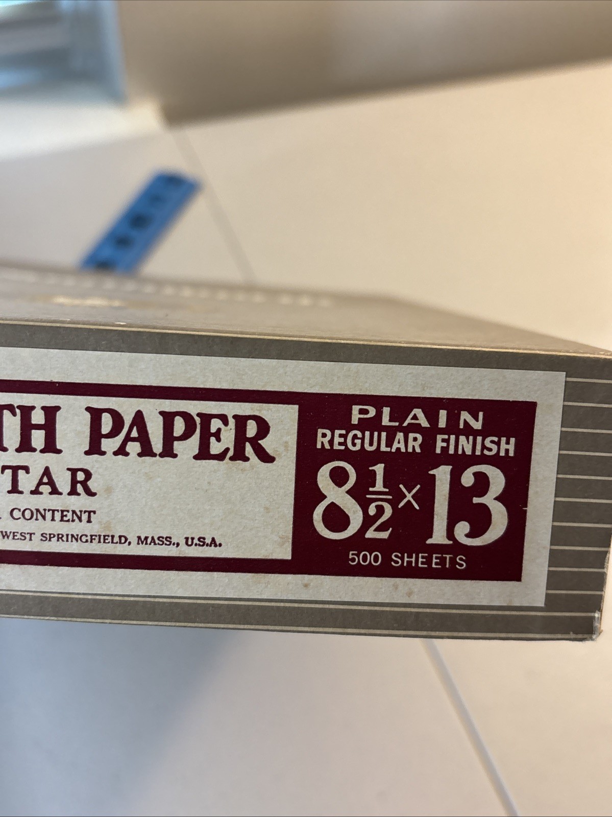 VINTAGE Plain Regular Finish Southworth Typewriter PAPER 402D 25% cotton 500 Ct.