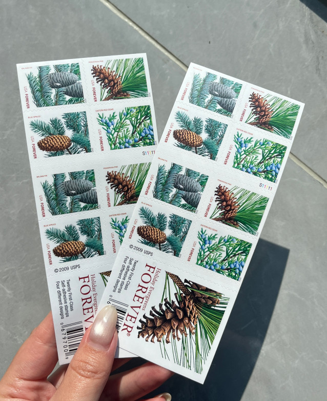 Scott #4481b (4478-4481) Evergreen Trees 5 Sheets of 20 Stamps – MNH