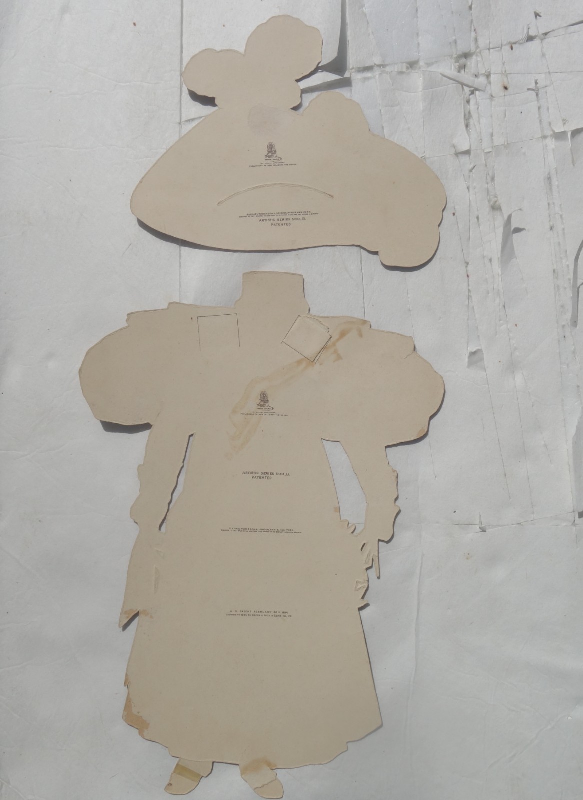 1890s Tuck & Sons Dear Dorothy 13″ Large Paper Doll Complete Artistic 500 9 Pcs.