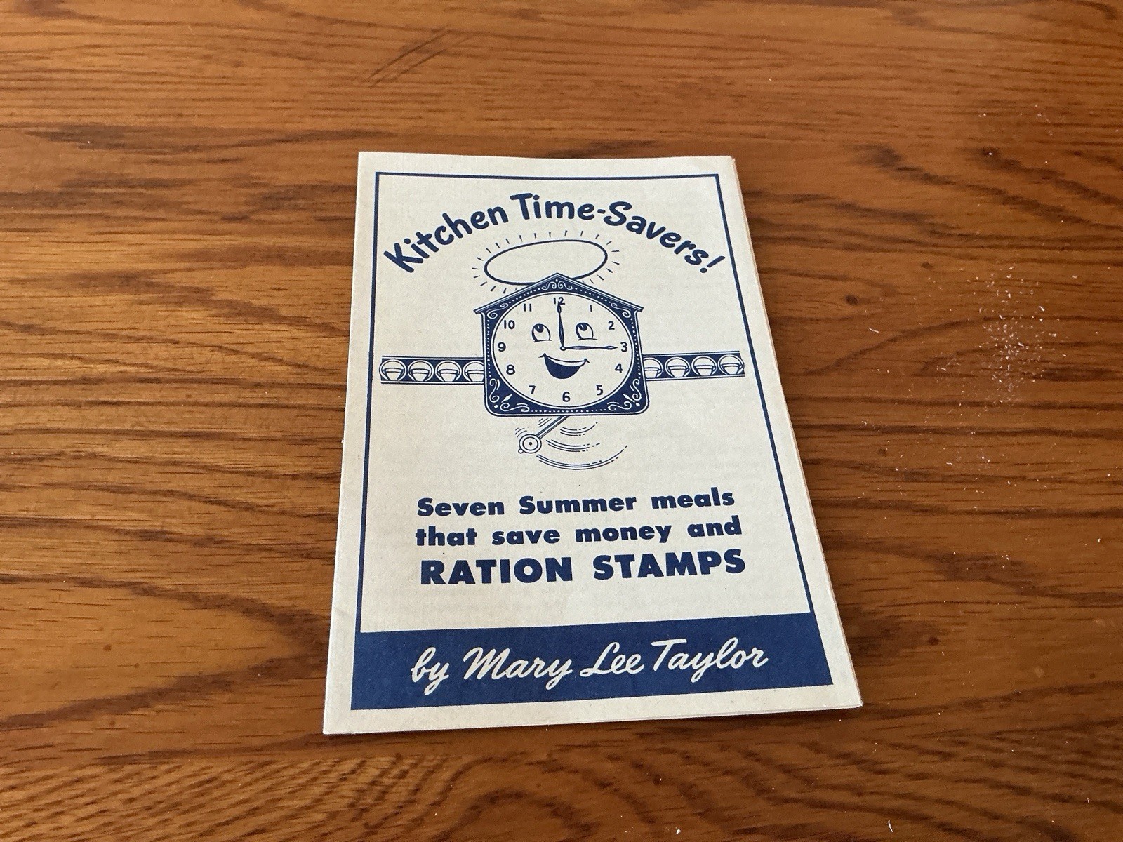 1940s Mary Lee Taylor WWII Ration Cookbook PET Milk Kitchen Time-Savers