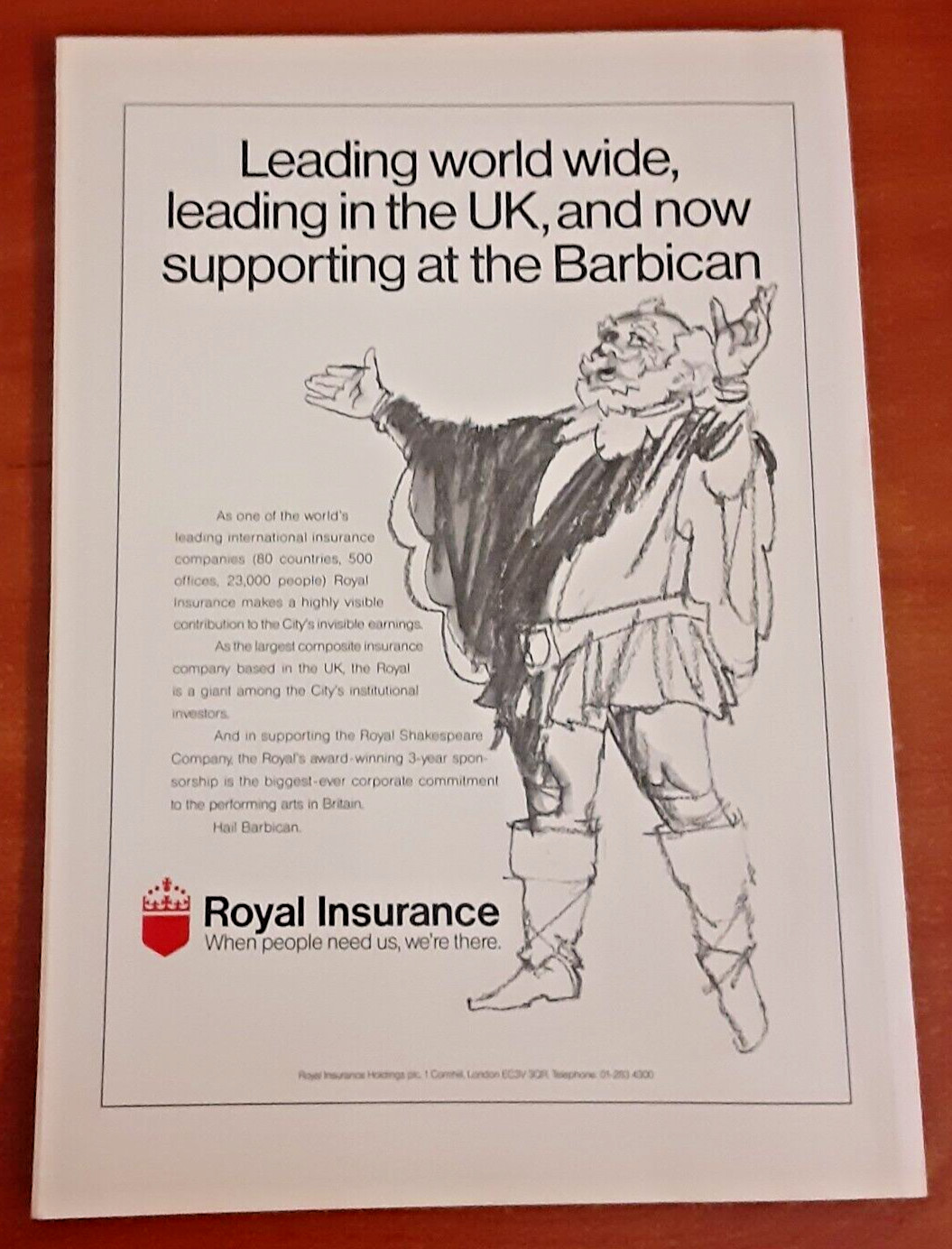 Vtg 1989 City of London Program 800th Anniversary of Lord Mayor’s Show Official