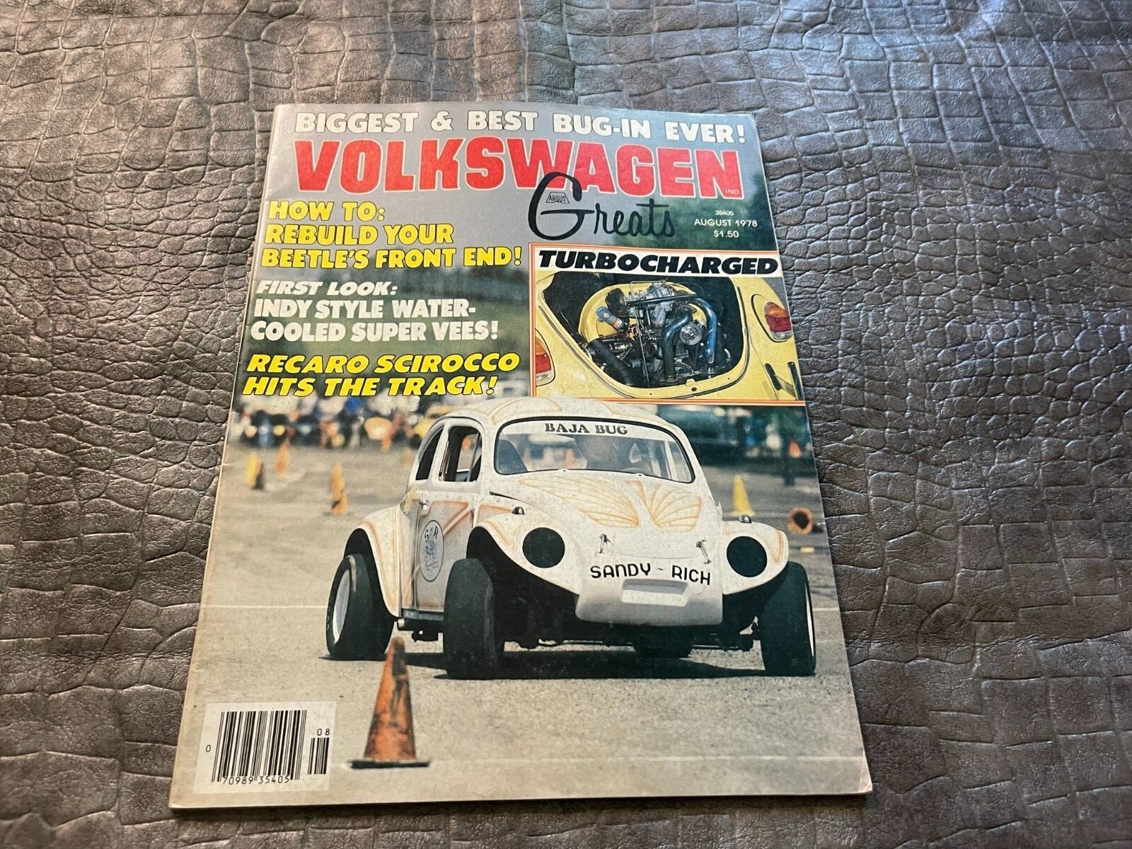 AUGUST 1978 VOLKSWAGEN GREATS vintage car magazine