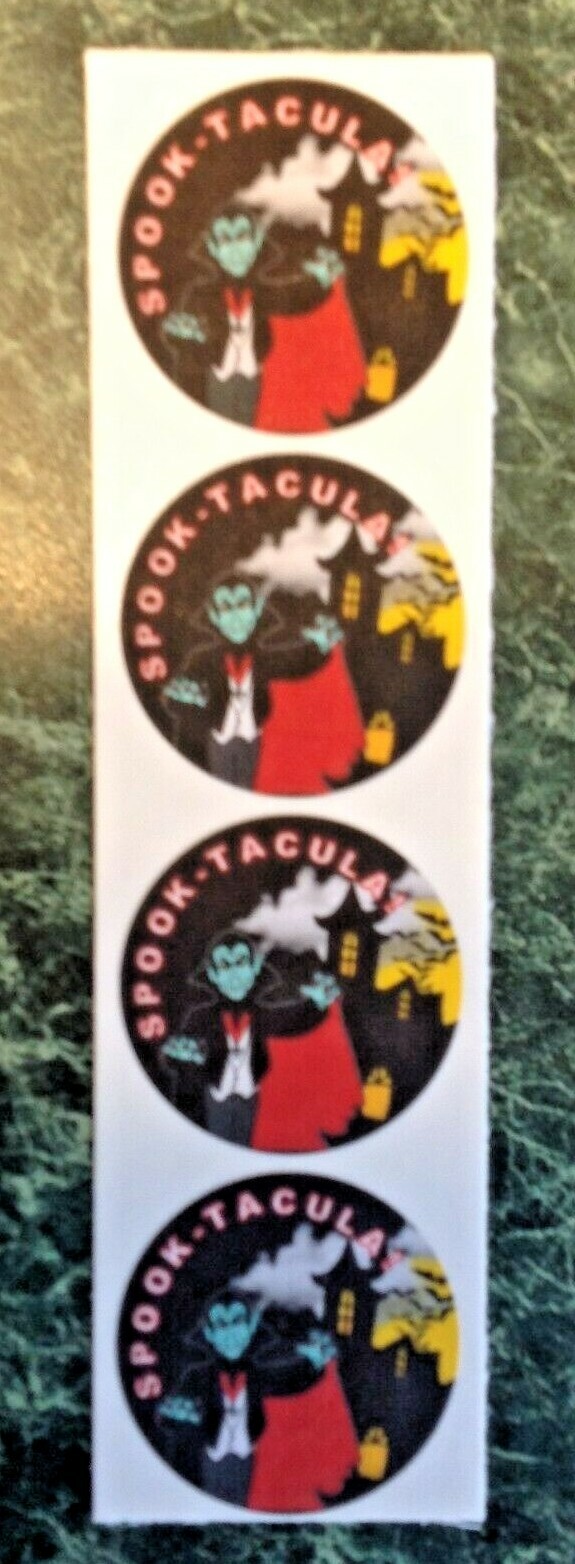4 HALLOWEEN Wacky Whiffers Matte MAX SCENT Scratch & Sniff Stickers MONSTER JAM