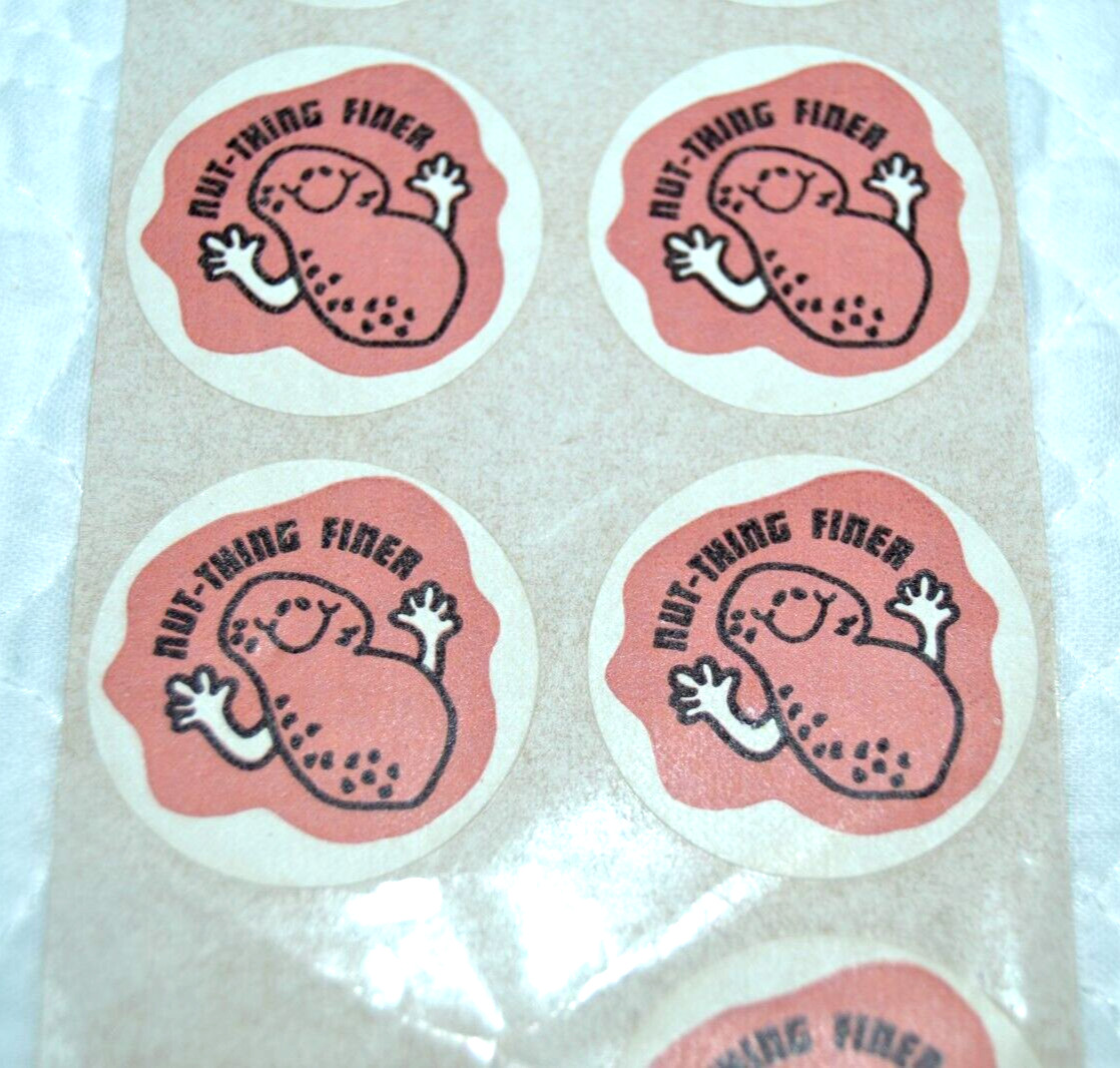PEANUT Scratch ‘n Sniff 1979 RARE Vintage 70’s 7 Stickers by TREND Brown Matte