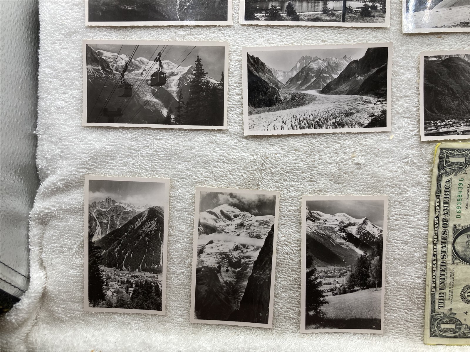 1930’s 1940’s Chamonix Mont Blanc Photograph Folder France Switzerland Italy