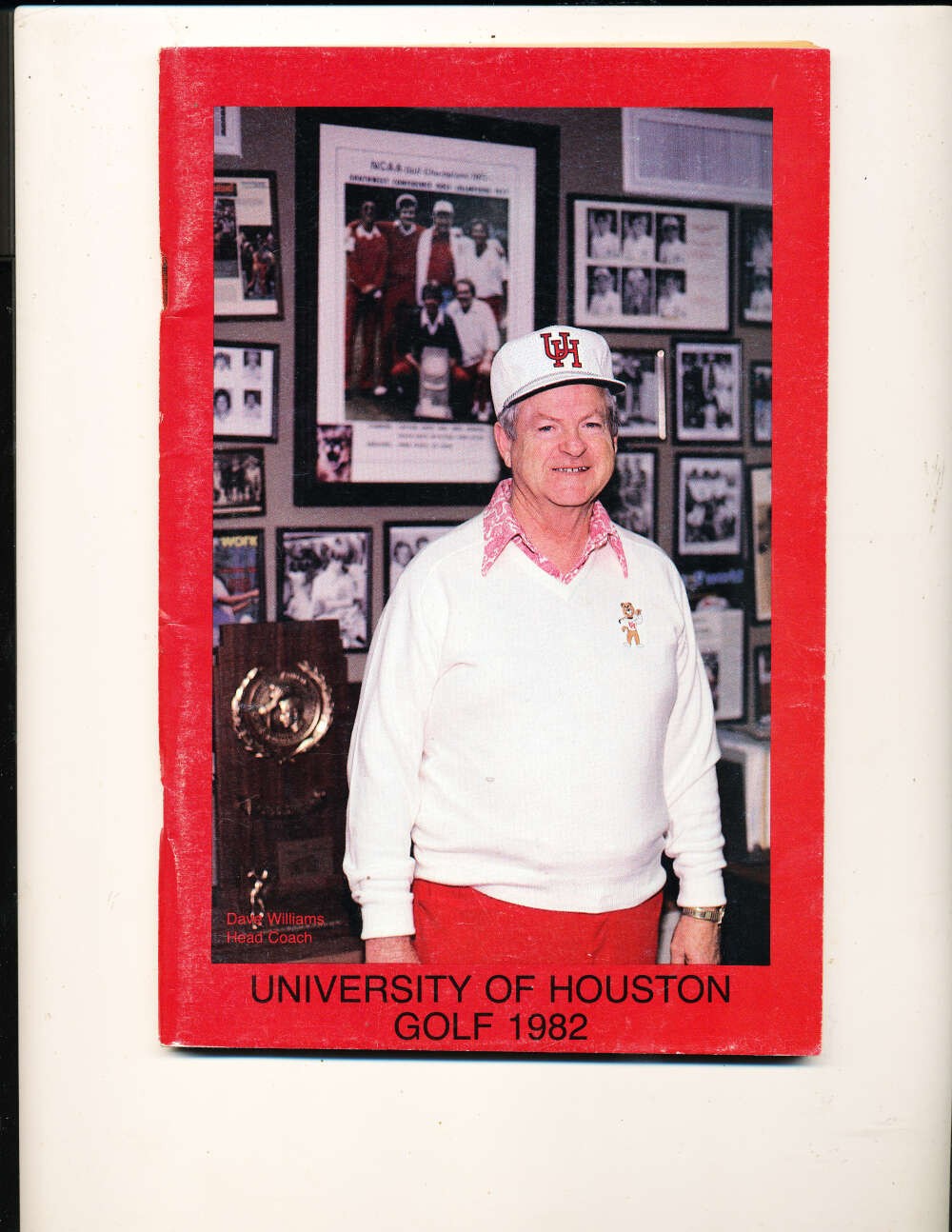 University of Houston Golf 1982 media guide bxtxt