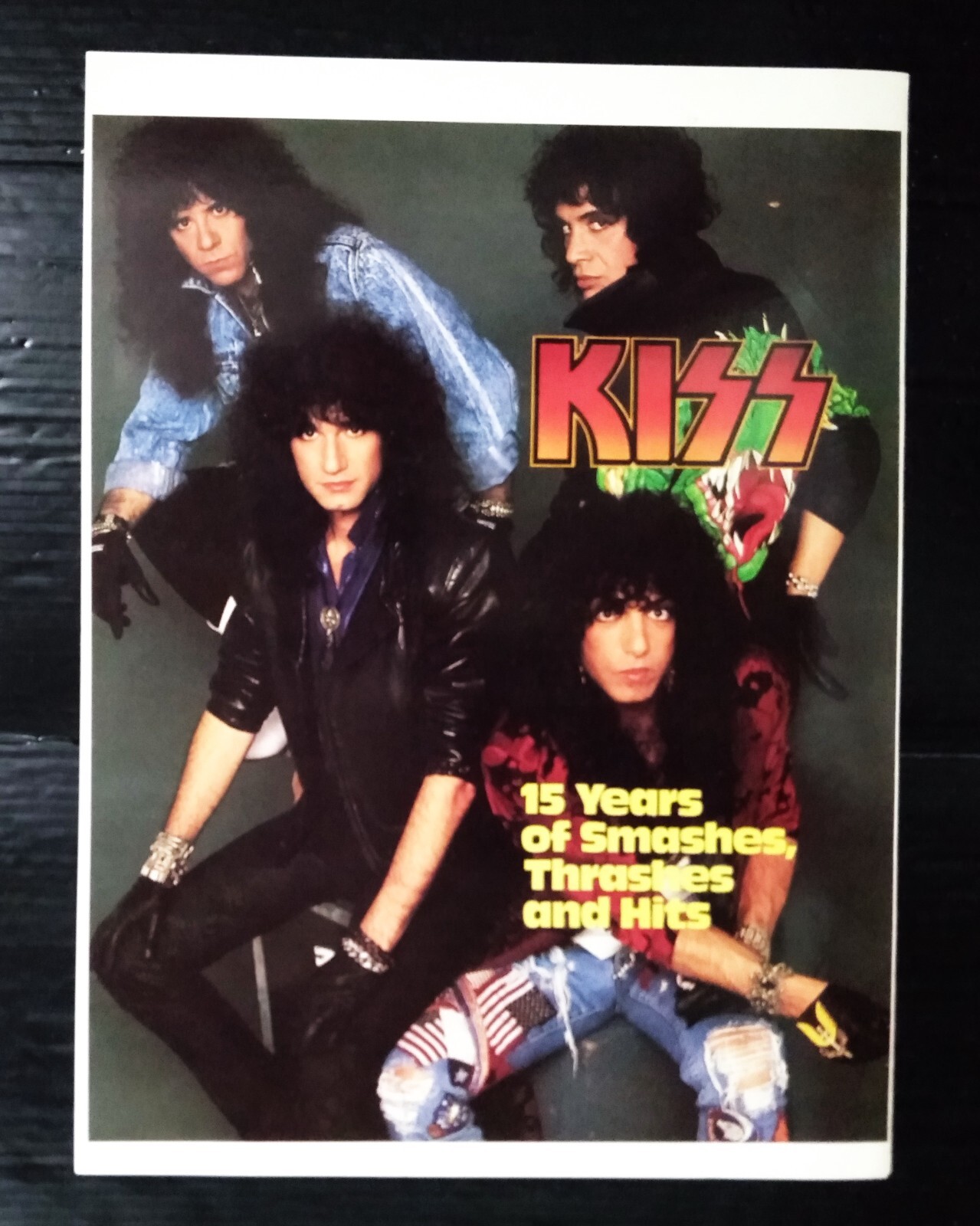 KISS VINTAGE THAILAND ONLY 1 COLOR PAGE MEGA RARE!!!