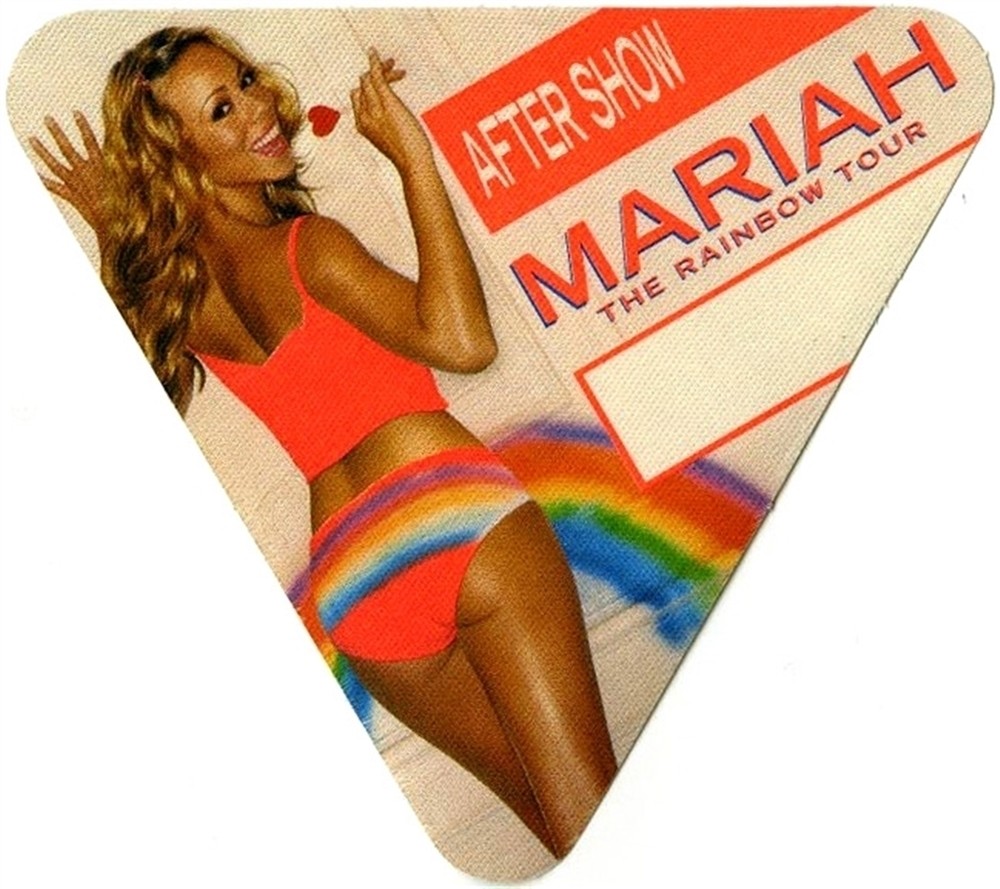 Mariah Carey 2000 Rainbow concert tour After Show Backstage Pass
