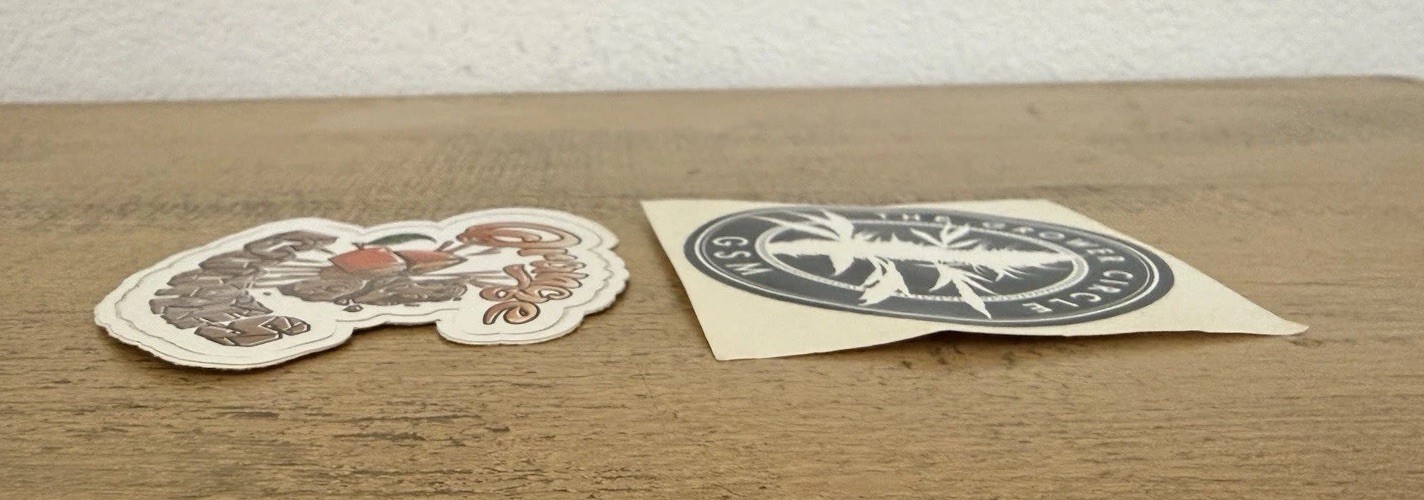 Marijuana Orange Cookies And The Grower Circle GSM Stickers