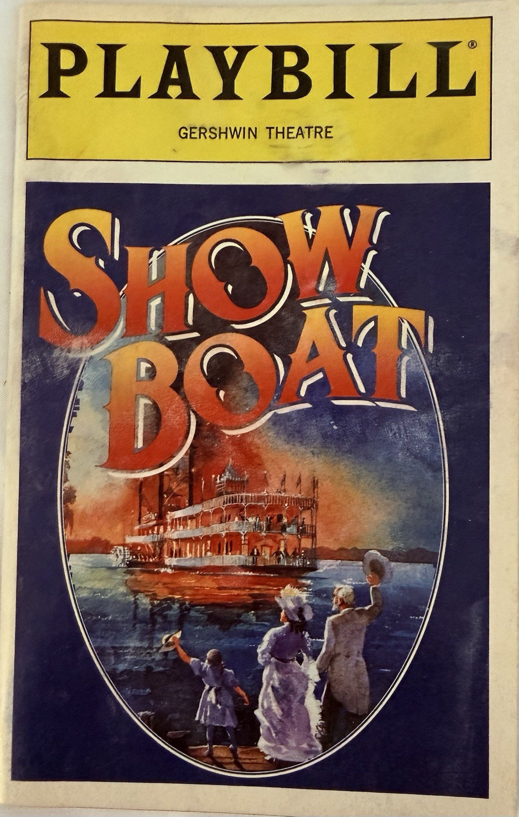 Show Boat – Broadway Playbill – Dec 1994 – Elaine Stritch Rebecca Luker