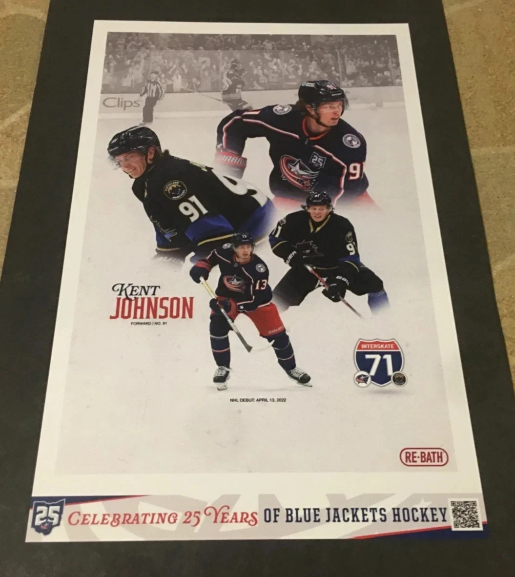 Columbus Blue Jackets & Cleveland Monsters Interskate 71 Posters 2025-26 (Lot-5)