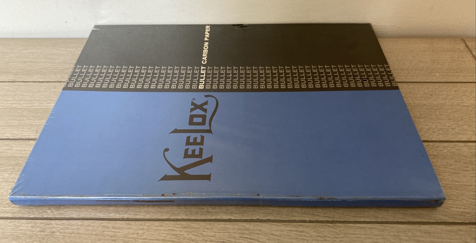 KeeLox Bullet Carbon Paper Black Std Wgt Medium 8.5 x 11.5 200 Sheets NEW Sealed
