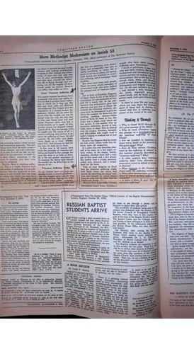 Christian Beacon Newspaper 1956 Cold War Protestant Camden NJ Collingswood