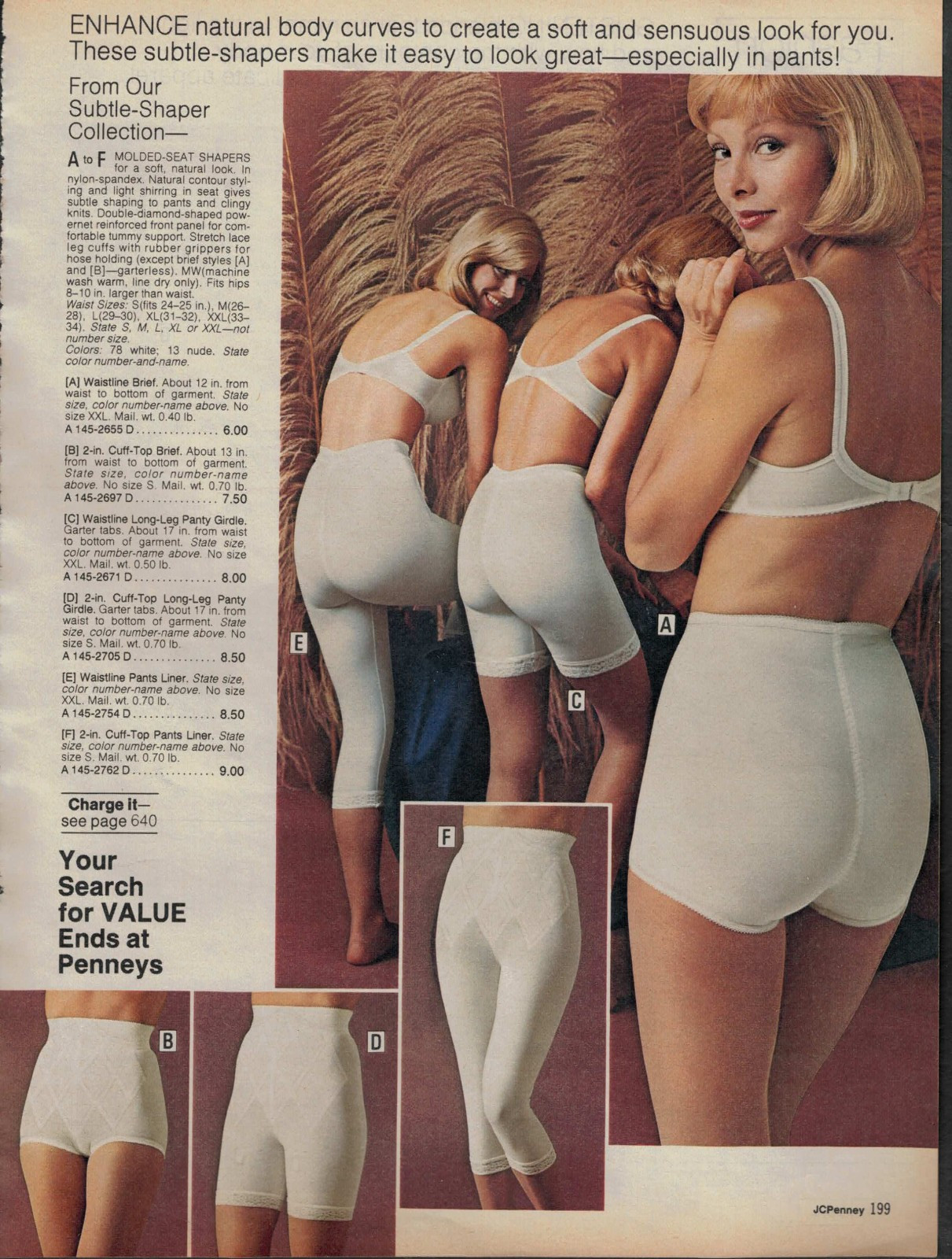 1970S JCPENNEY CATALOG LINGERIE & FASHION CLIPPING FREE SHIPPING!
