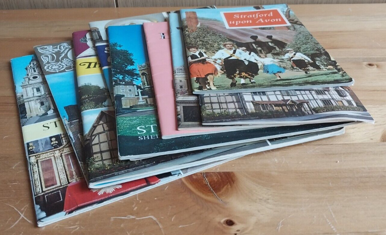 Nine 1970s London UK Souvenir Programs – Museums, Cathedrals, etc