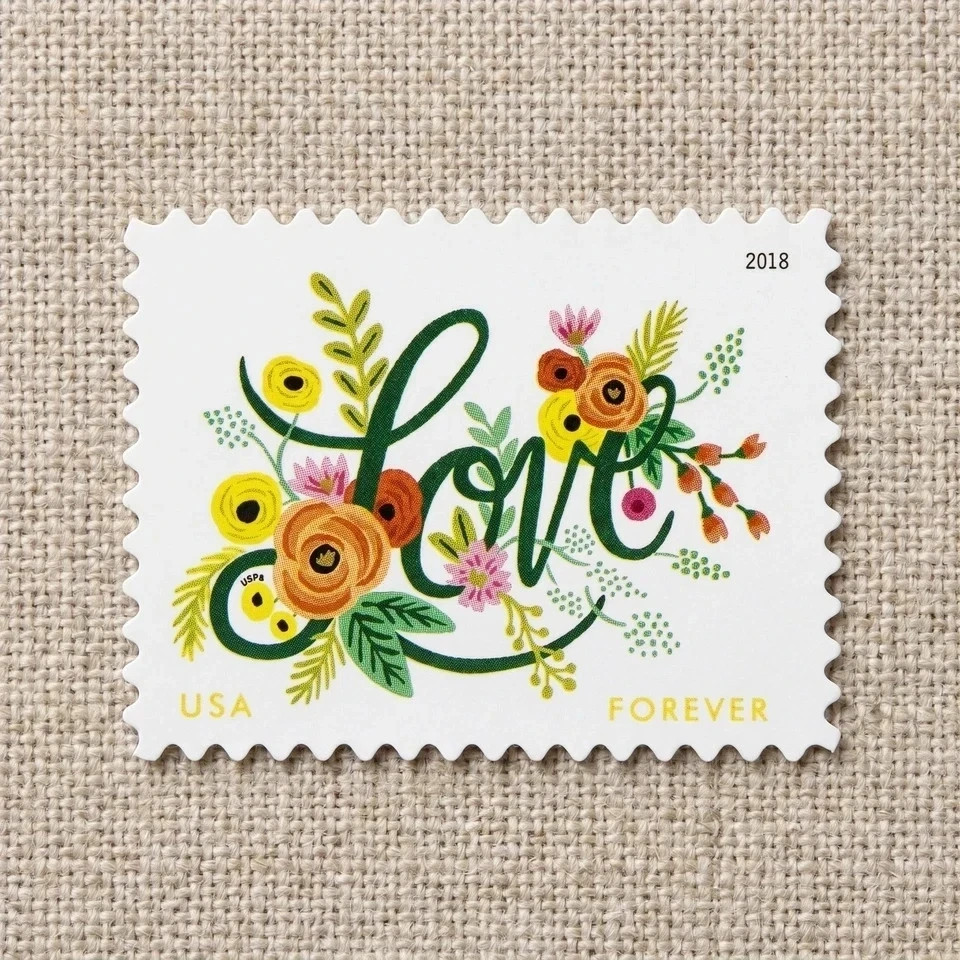 2018 US Love Flourishes 100PC – 5 Sheets 20 Sheet Scott #5255 Mint