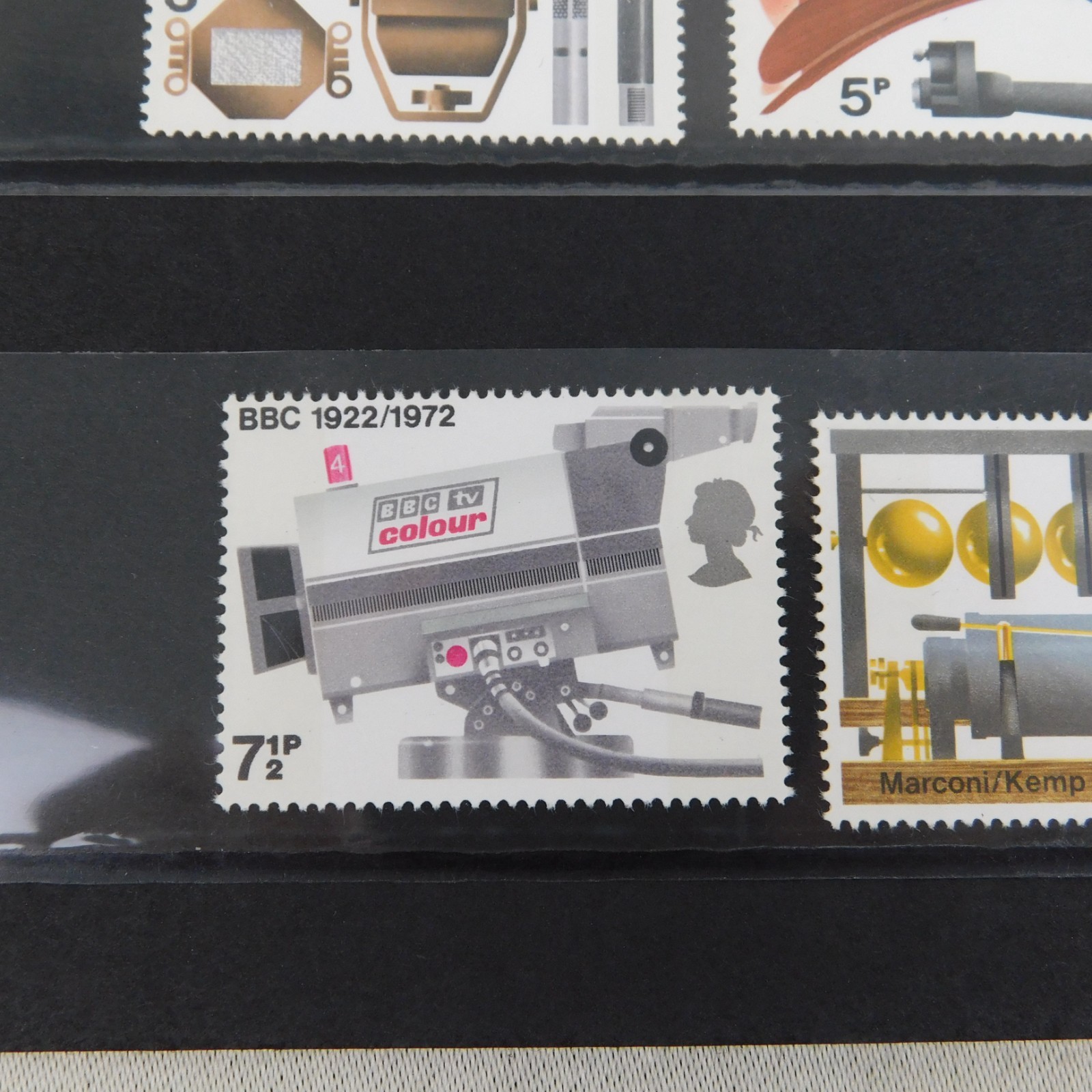 BBC Broadcasting History British Presentation Pack #43 1972 British Mint Stamps