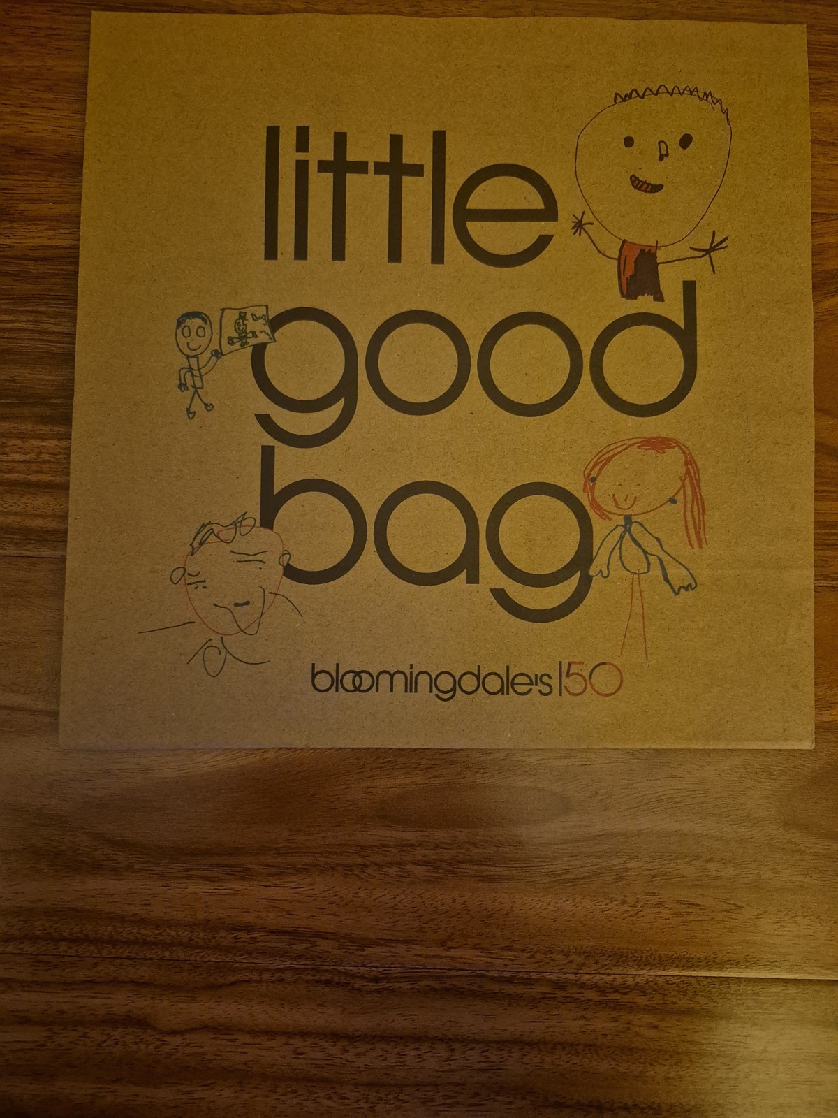 NEW BLOOMINGDALE’S LITTLE GOOD BAG BROWN 150