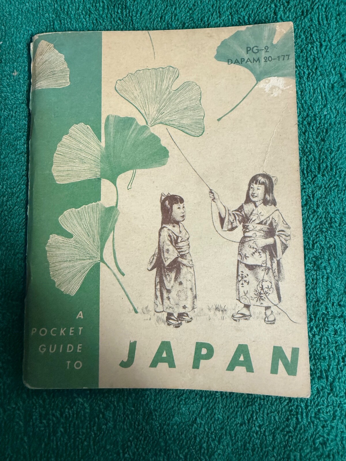 A Pocket Guide to Japan PG-2 Dapam 20-177 Vintage Booklet 1952 Department Army