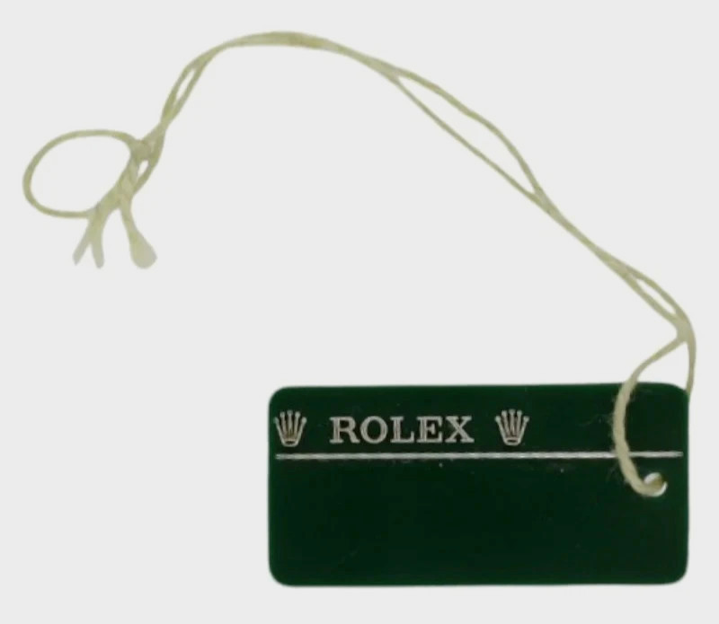 Authentic Rolex Swimpruf Hang Tag Crown Green Sea-Dweller Deepsea Model 116660