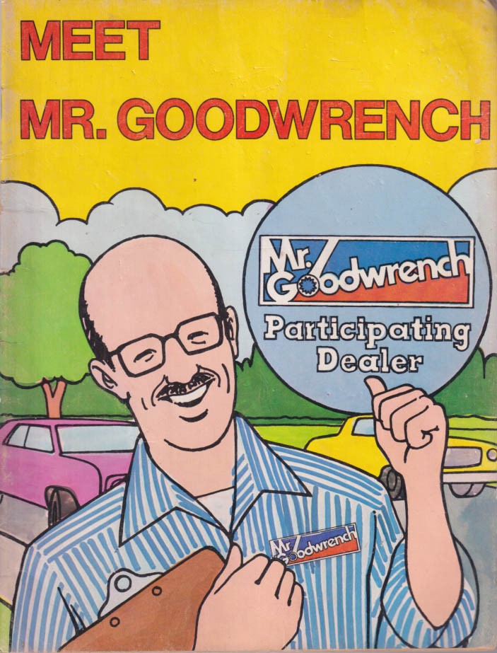 Meet Mr Goodwrech coloring book 1977 General Motors Parts Division