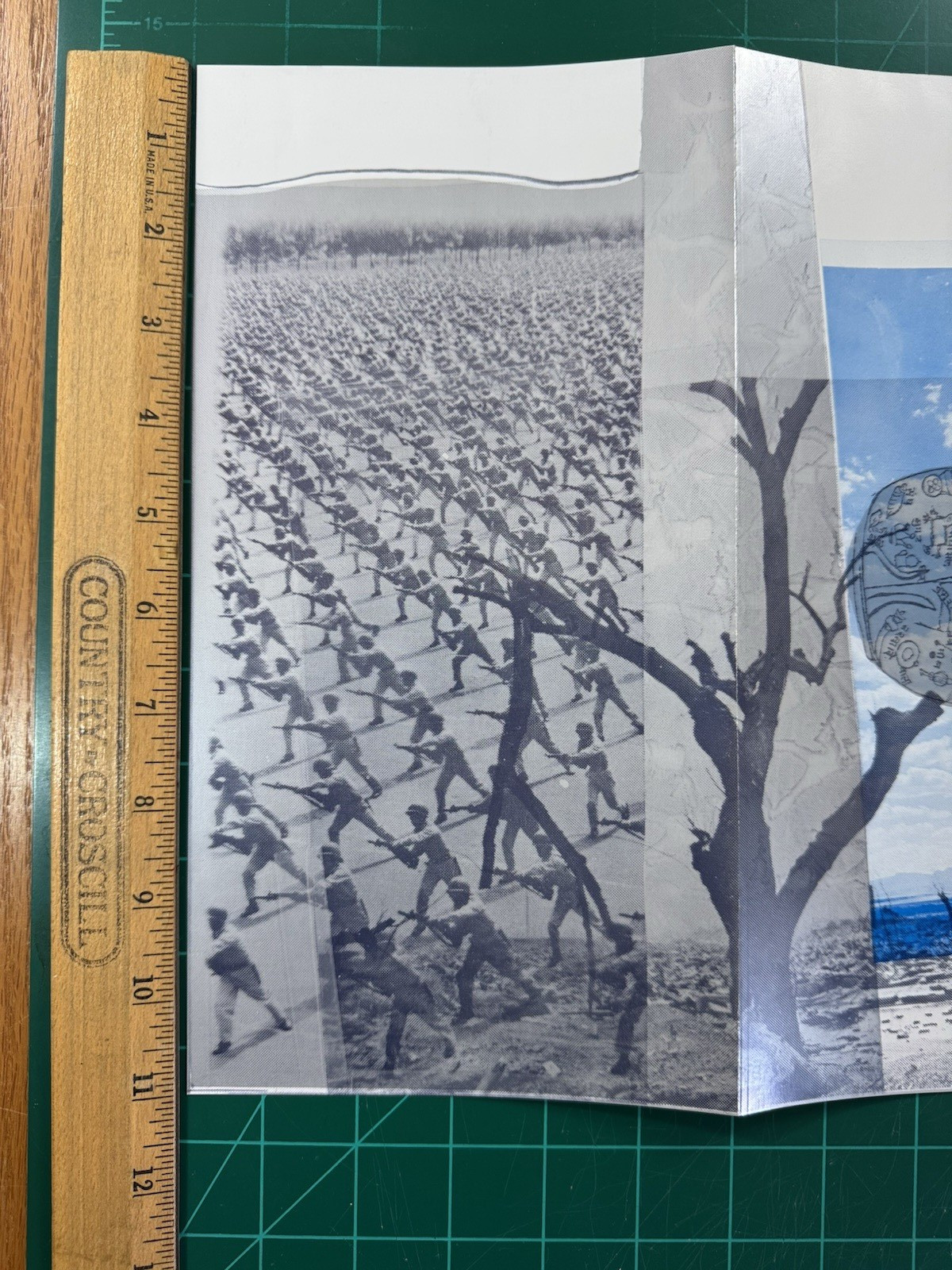 1970 Robert Rauschenberg Double Sided Lithograph WART w/vintage Magazine Article