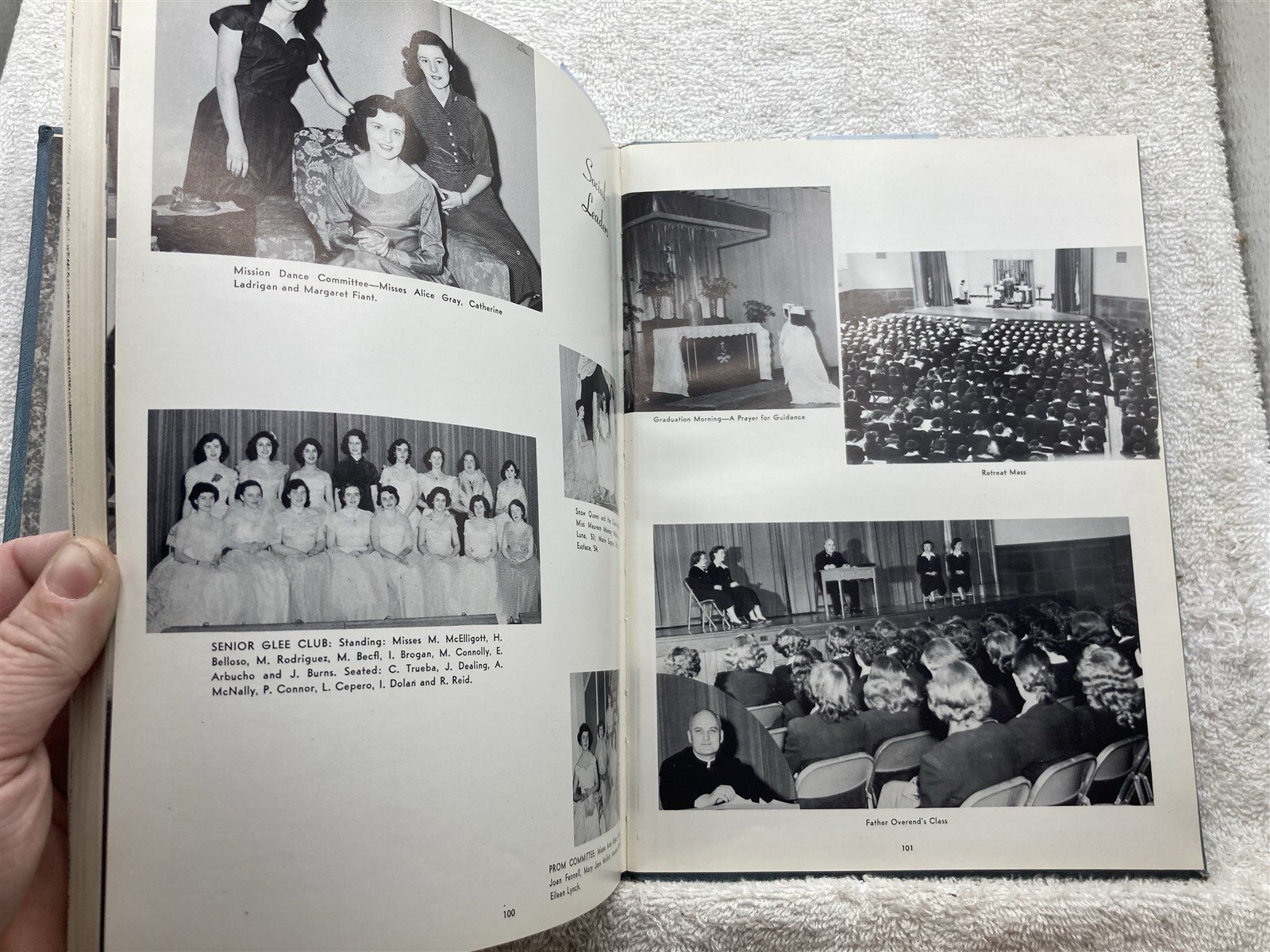 1952 Academy of the Sacred Heart of Mary Park Terrace New York NYC Yearbook Vtg