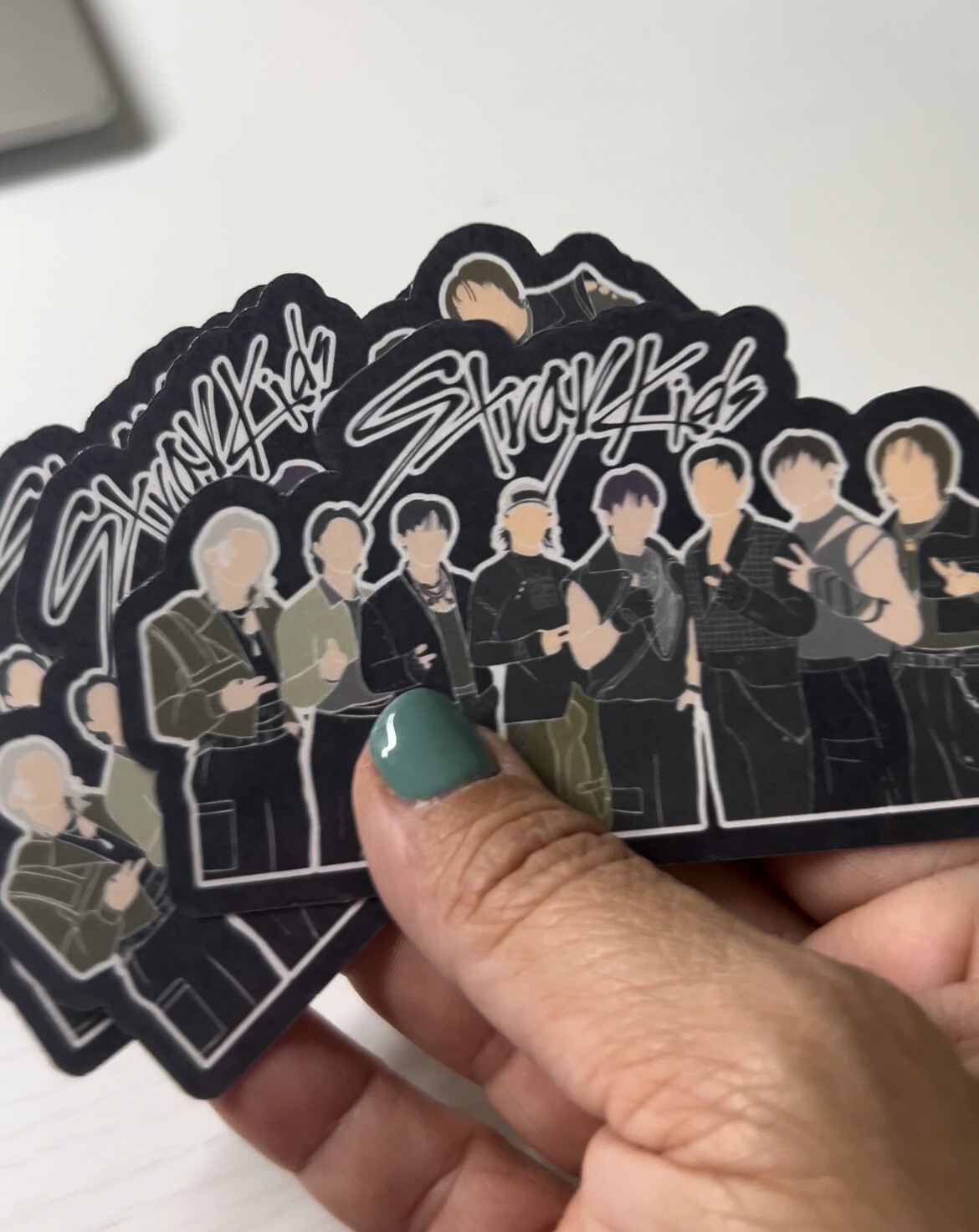 Stray Kids Faceless Art Stickers, Vinyl Stickers, KPop, Stray Kids