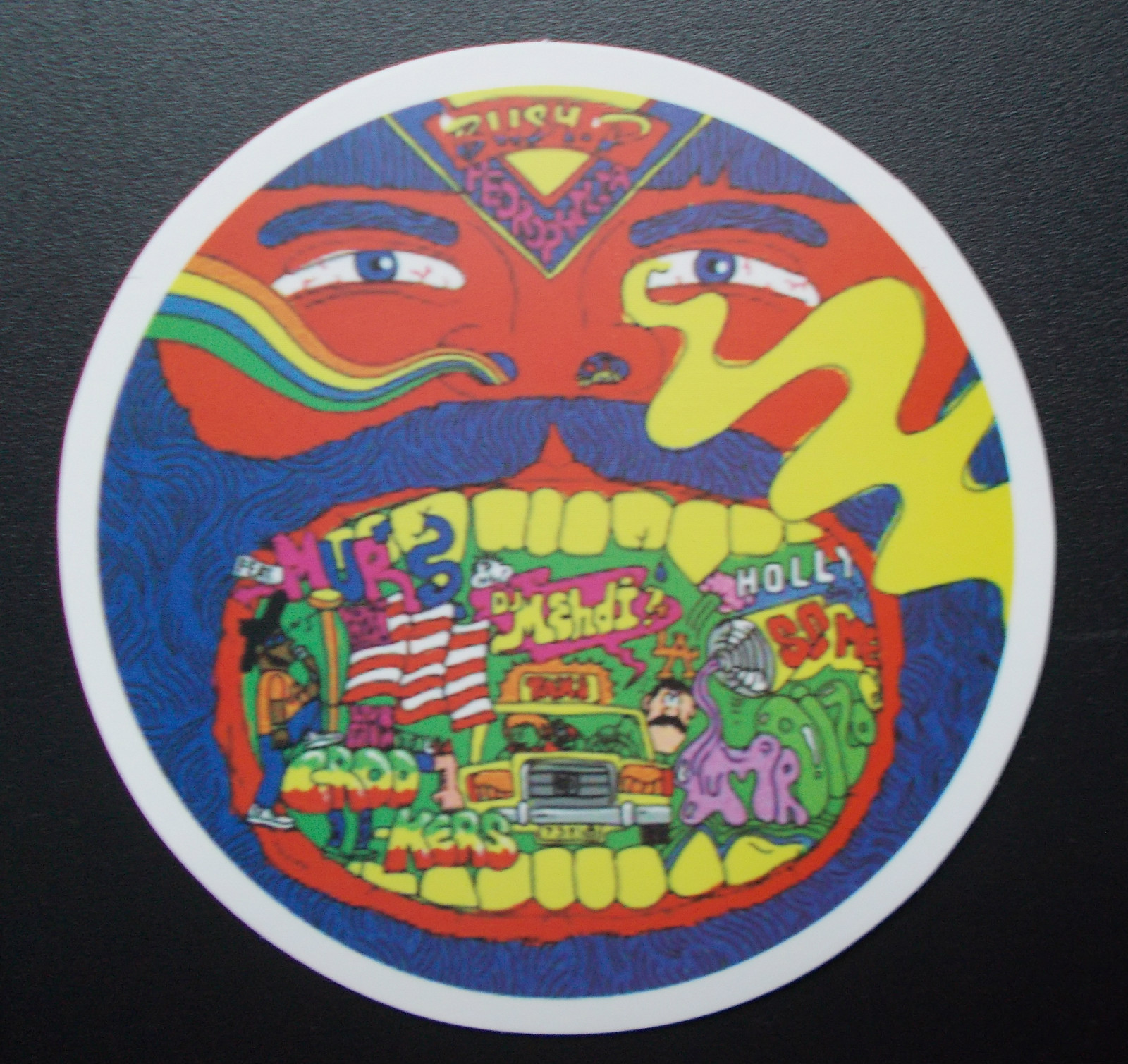 Sticker Decal Matte Look “Smoke” Laptop, Stickerbomb (M007)