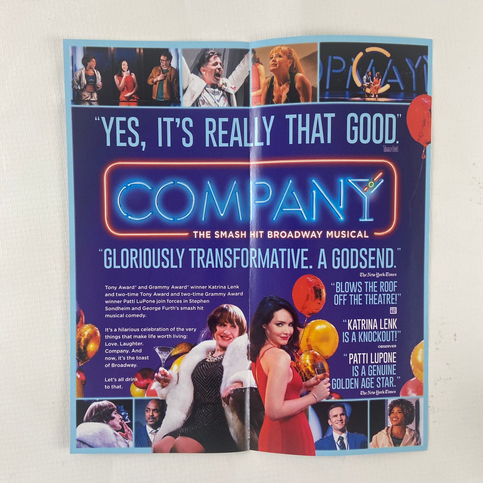 Company Katrina Leak 2022 Ad Flyer Broadway NYC New York City Advertisement Ads