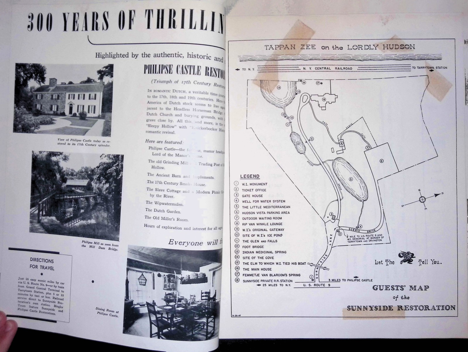 Sunnyside History Page – Hudson Valley NY c1950 Restoration Van Tassel