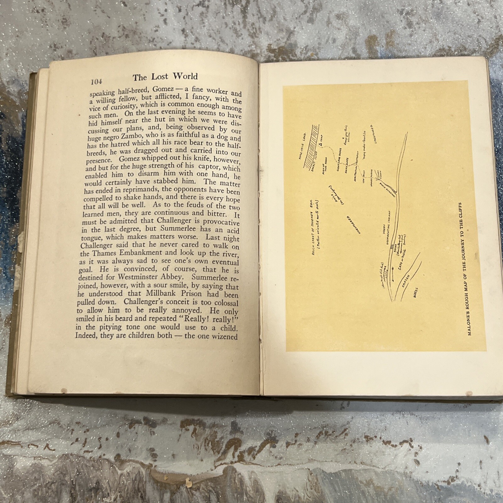 The Lost World by Sir Arthur Conan Doyle George H Doran First American Edition
