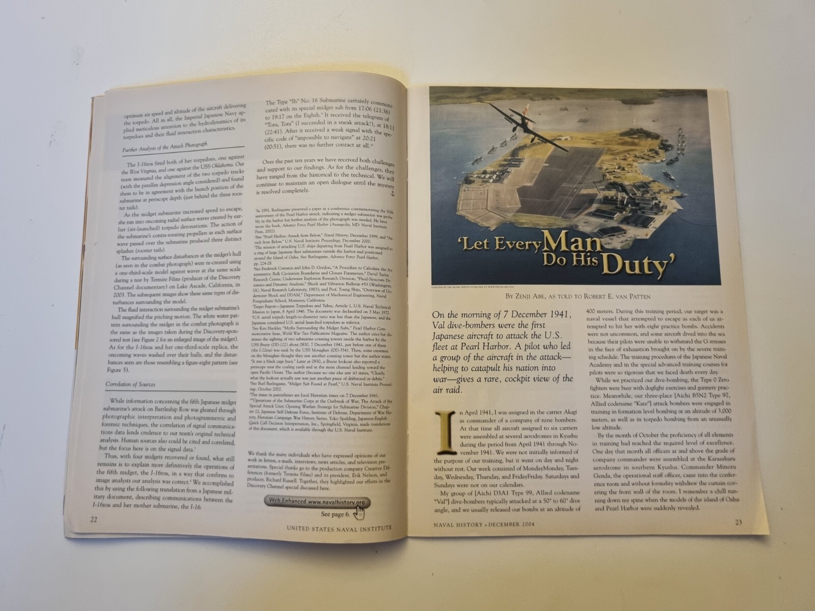 Naval History Magazine December 2004 Vol. 18 No.6