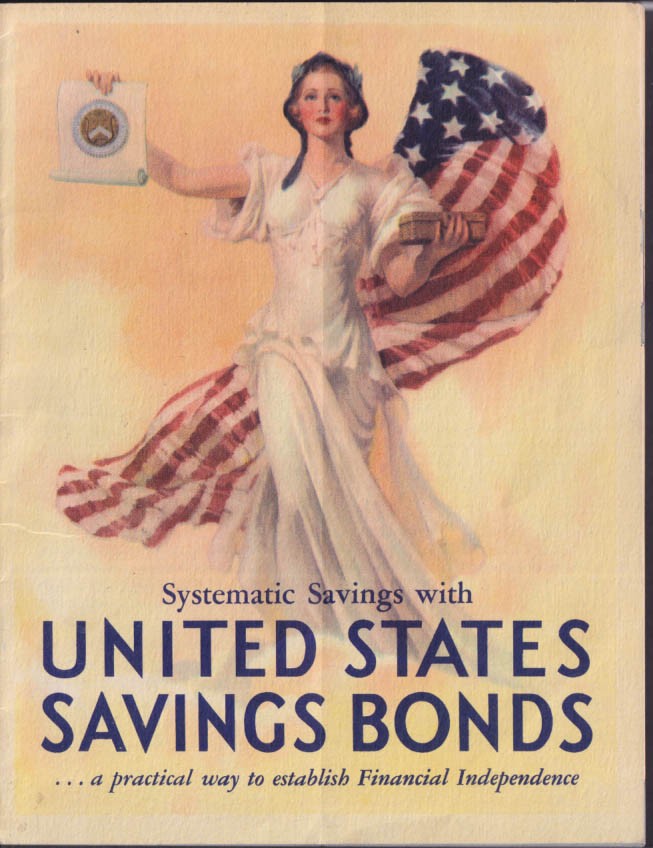 United States Savings Bonds Systematic Savings brochure c 1940s